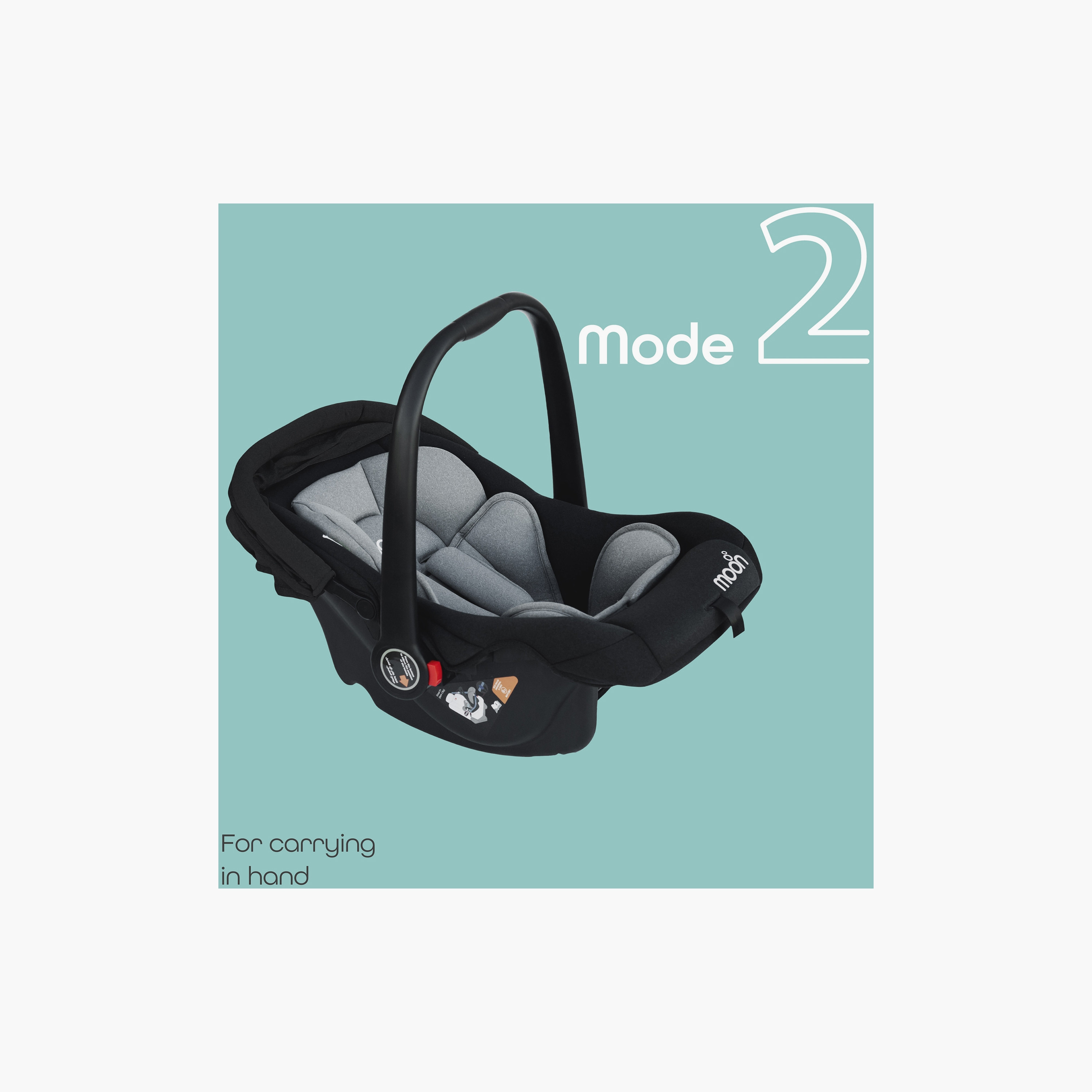 Moon Bibo Infant Car Seat with 5-Point Safety Harness, Side Impact Protection and Seat Belt System-baby-gear-carseats-image-4