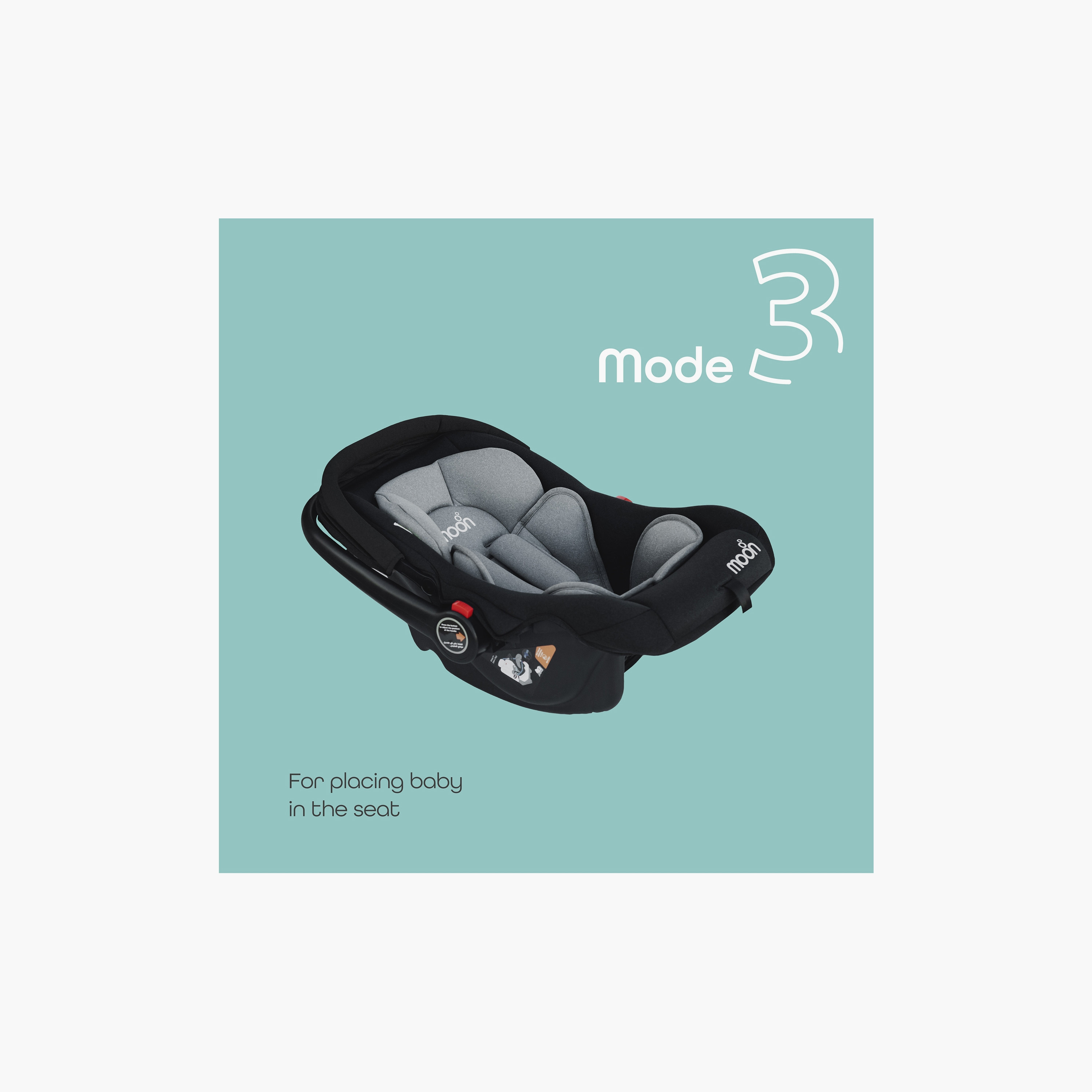 Moon Bibo Infant Car Seat with 5-Point Safety Harness, Side Impact Protection and Seat Belt System-baby-gear-carseats-image-5