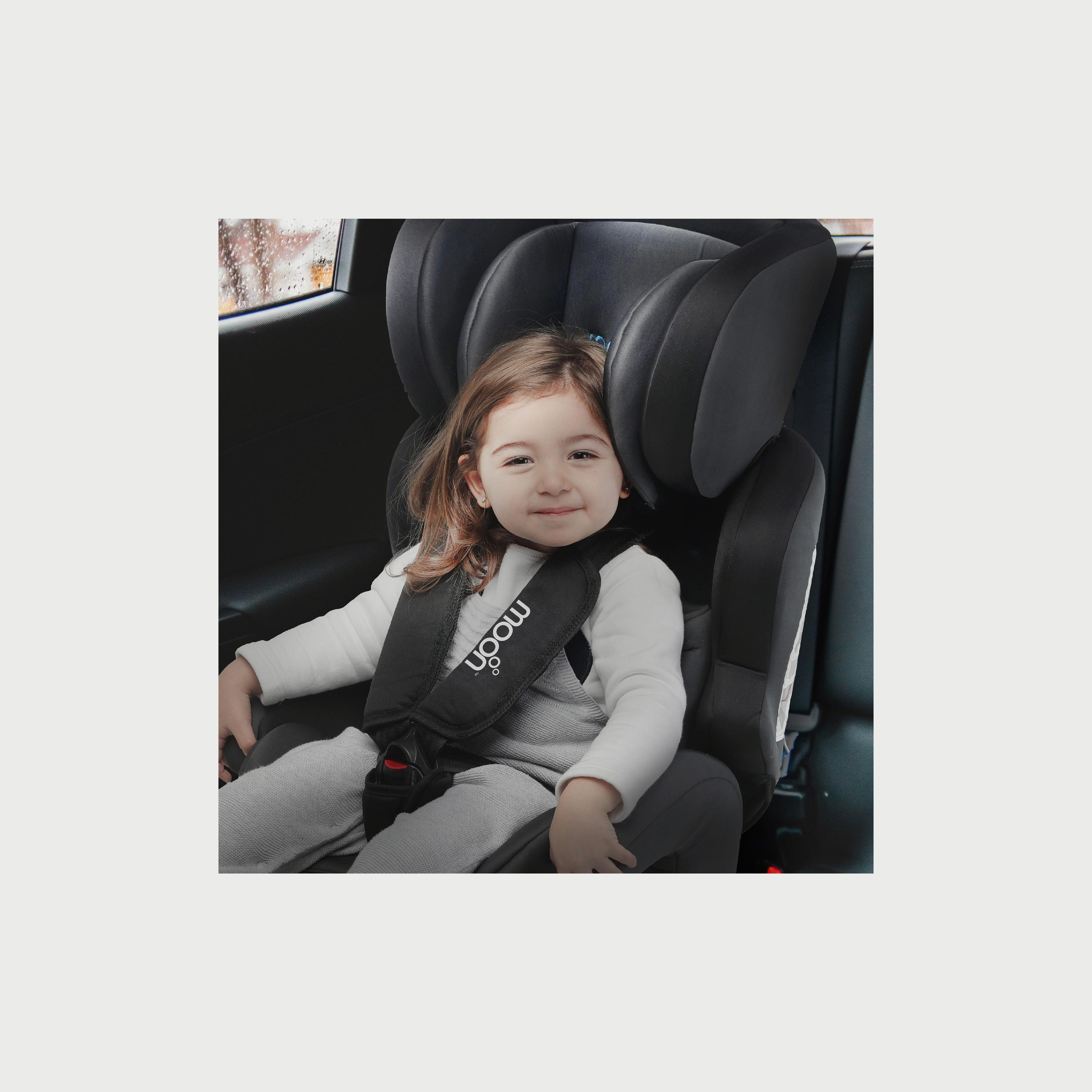 Moon Tolo Car Seat (Group 1, 2, 3) Black-baby-gear-carseats-image-5