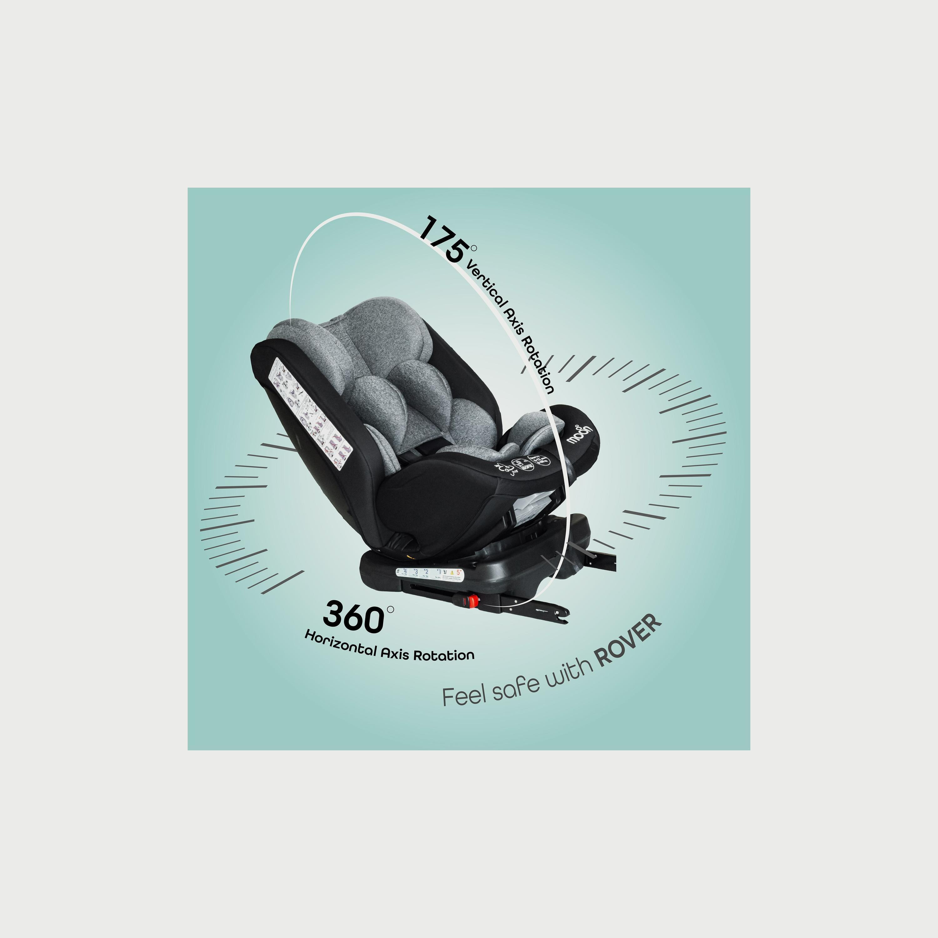 Moon Rover Baby/Infant Car Seat (Group 0+/1/2/3), Black-baby-gear-carseats-image-5
