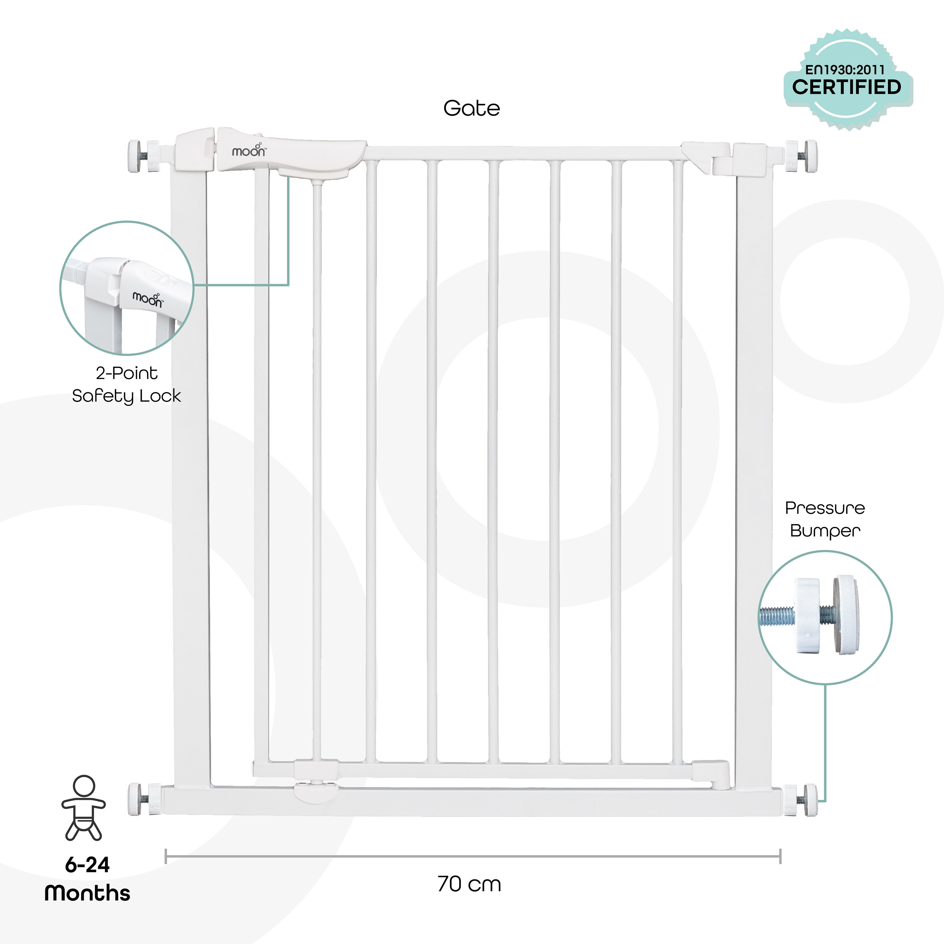Moon 4-Piece Metal Safety Gate Kit-baby-healthandsafety-babyproofing-image-2