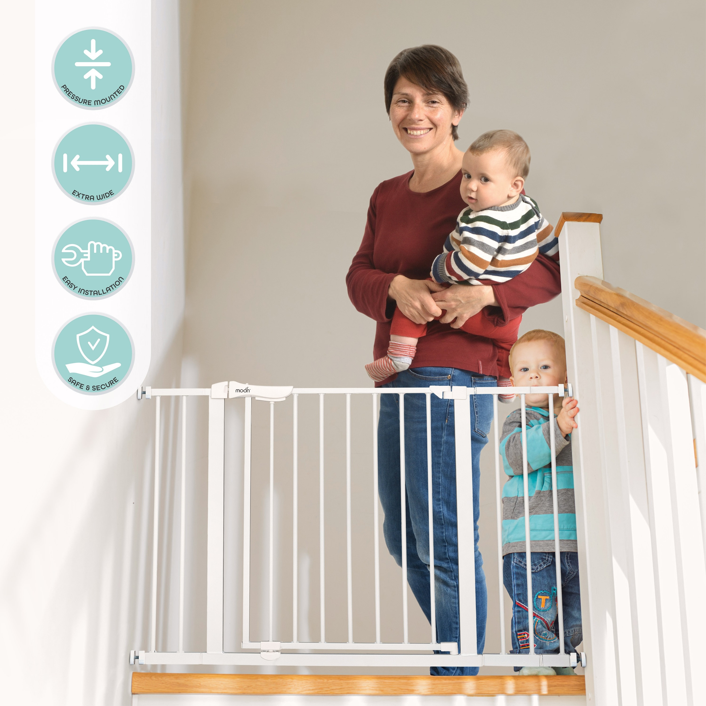 Moon 4-Piece Metal Safety Gate Kit-baby-healthandsafety-babyproofing-image-4
