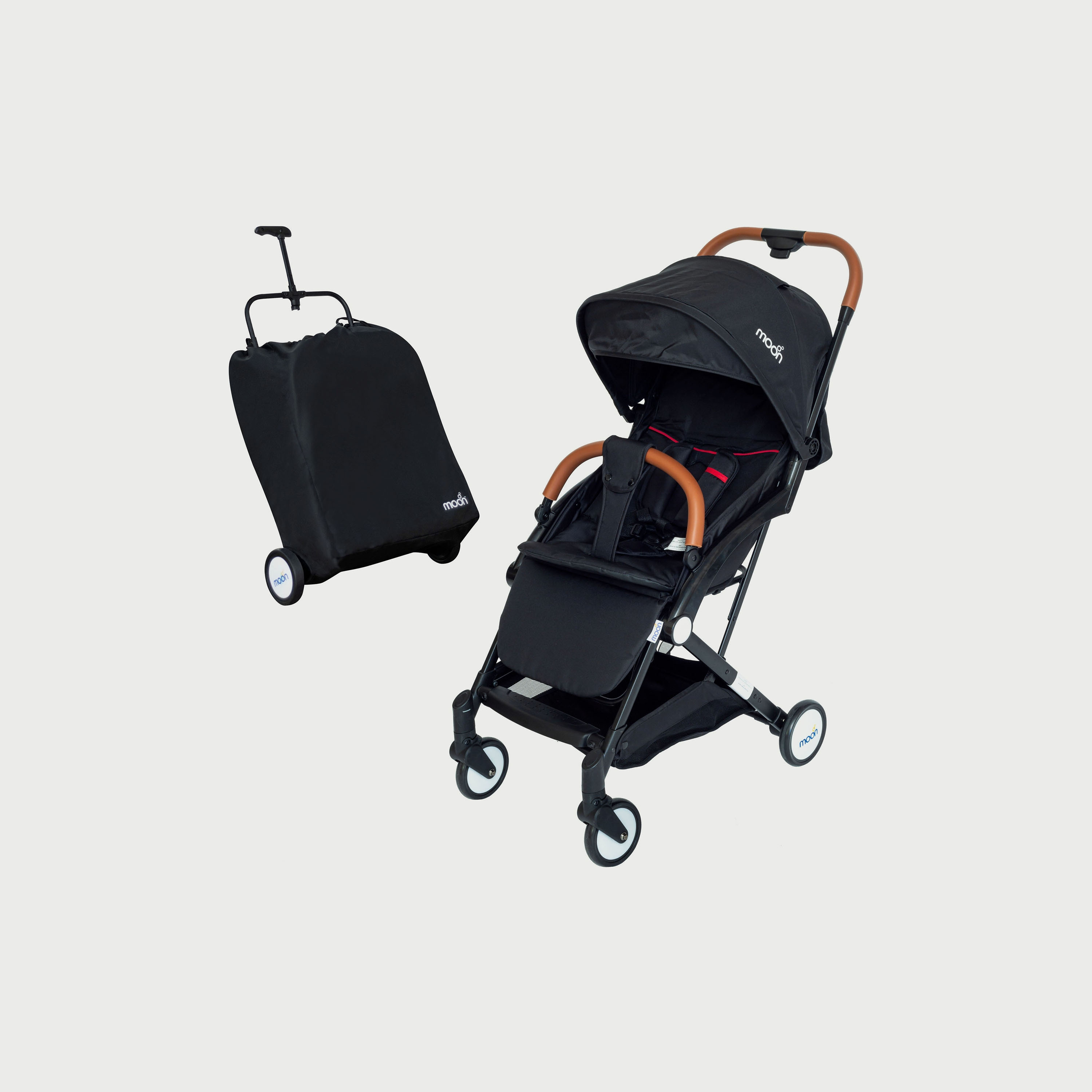 Moon Ritzi Cabin Approved Stroller with Adjustable Handlebar and Basket-baby-gear-strollersandprams-strollers-image-1