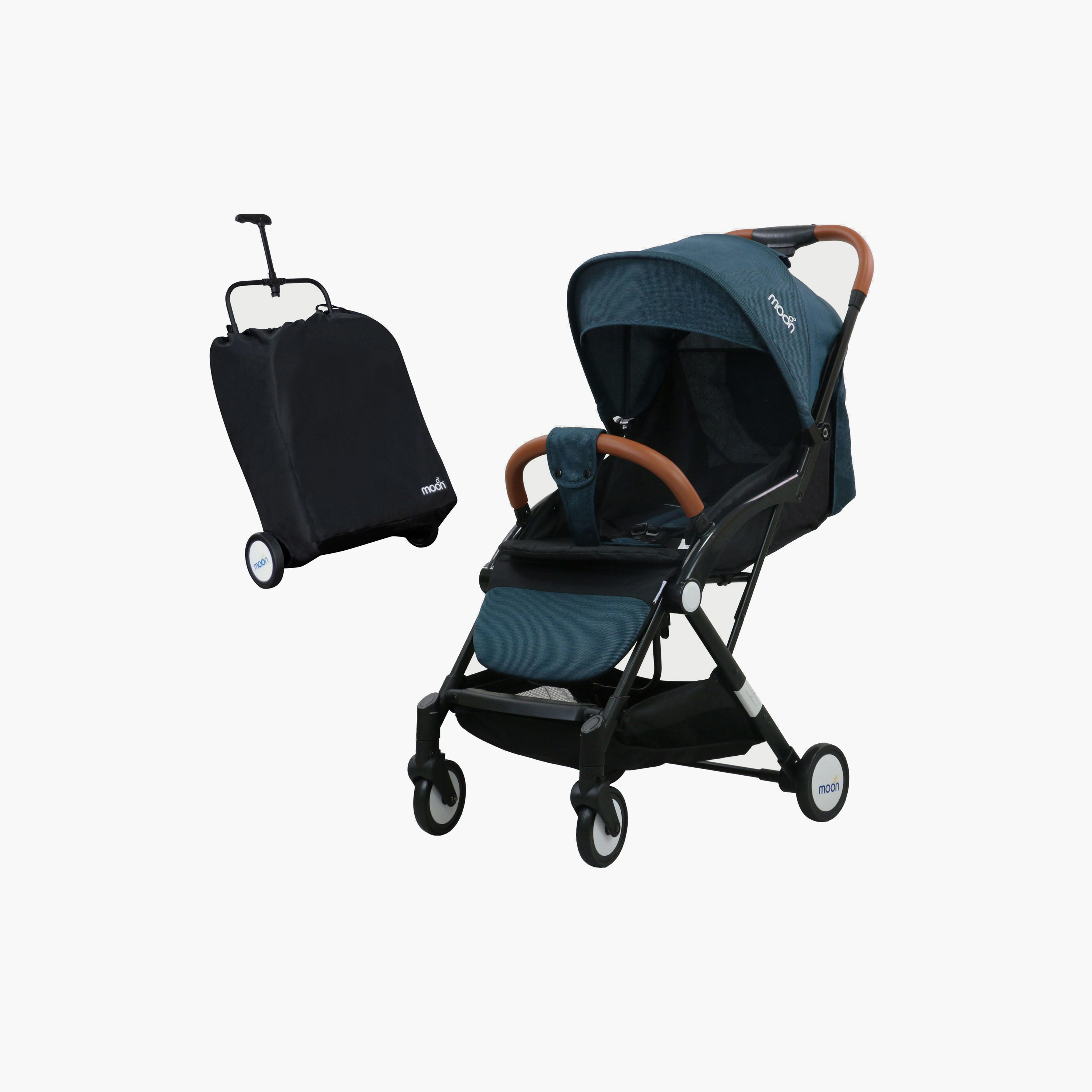 Moon Ritzi Cabin Approved Stroller with Adjustable Handlebar and Basket-baby-gear-strollersandprams-strollers-image-1