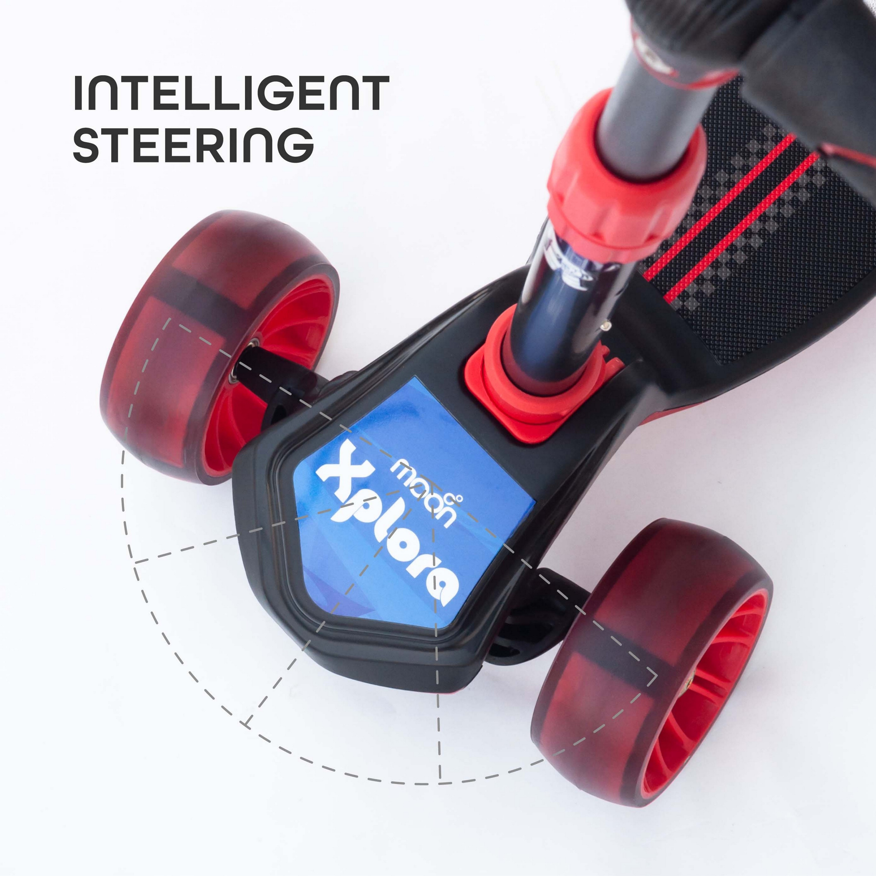 Moon Xplora Foldable Baby Scooter - Red-toys-outdoor-scooters-image-4