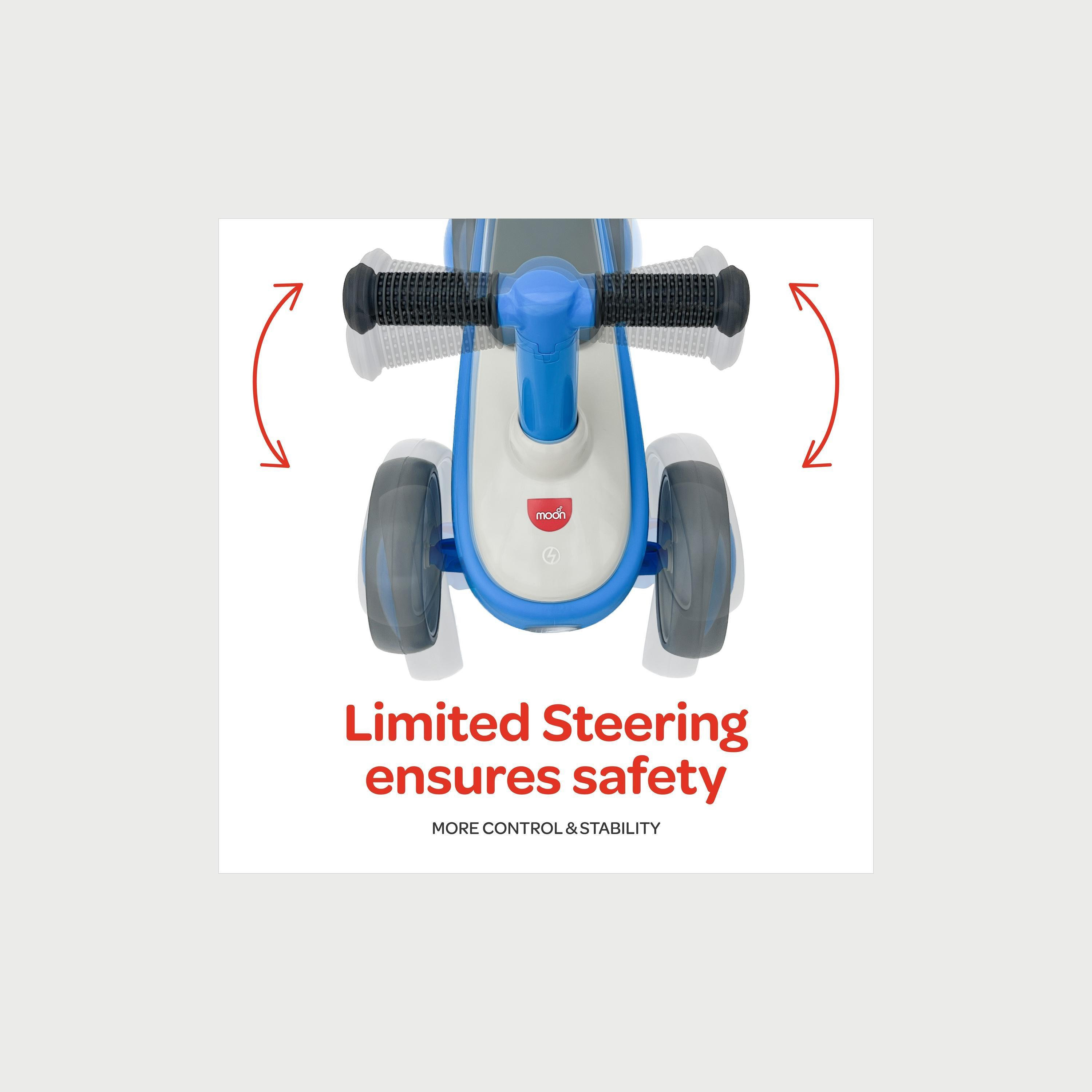 Moon Dasher Kids' Balance Ride-On Bike - Blue-toys-outdoor-scooters-image-3
