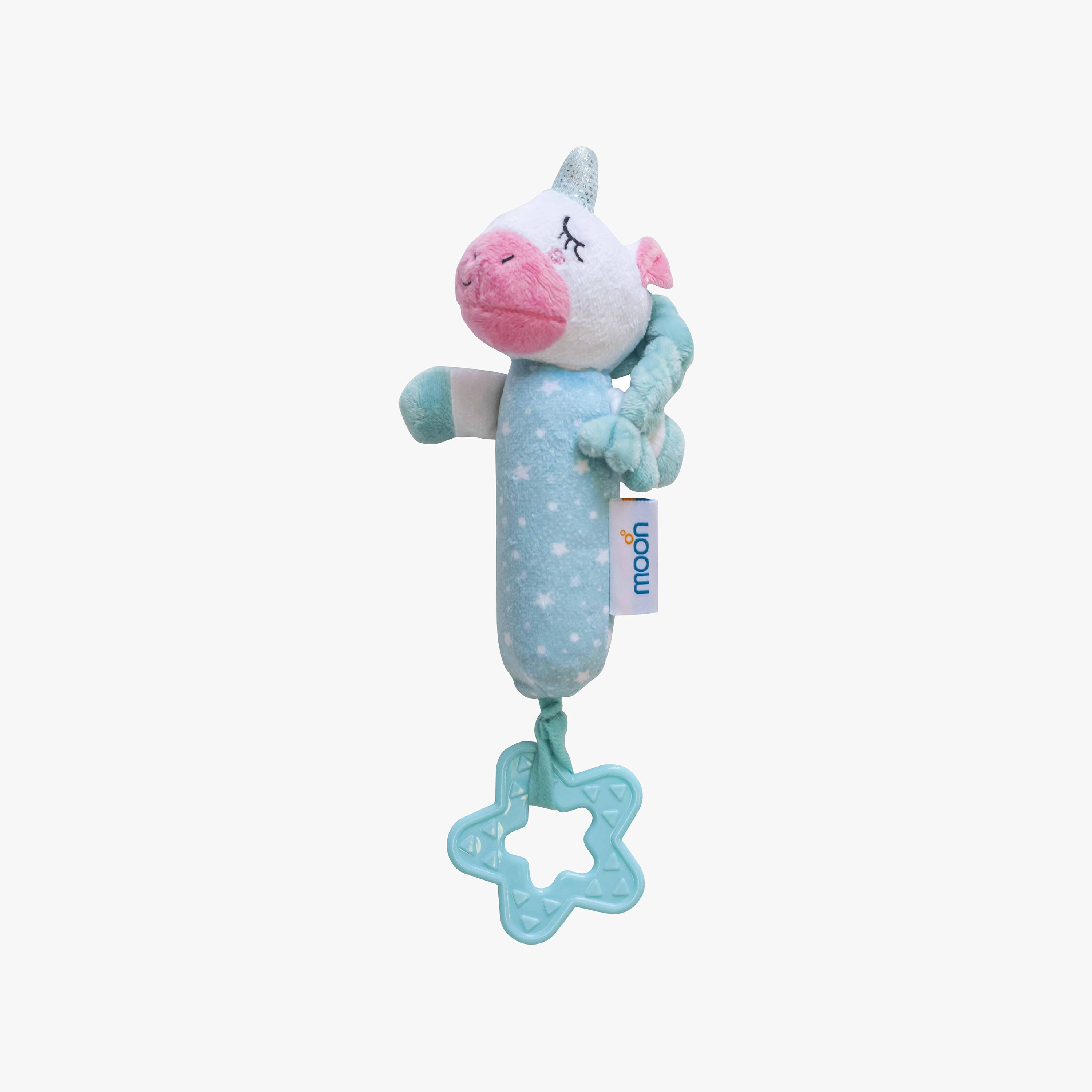Moon Unicorn Soft Rattle Toy-toys-babyandtoddlertoys-rattlesandteethers-image-1