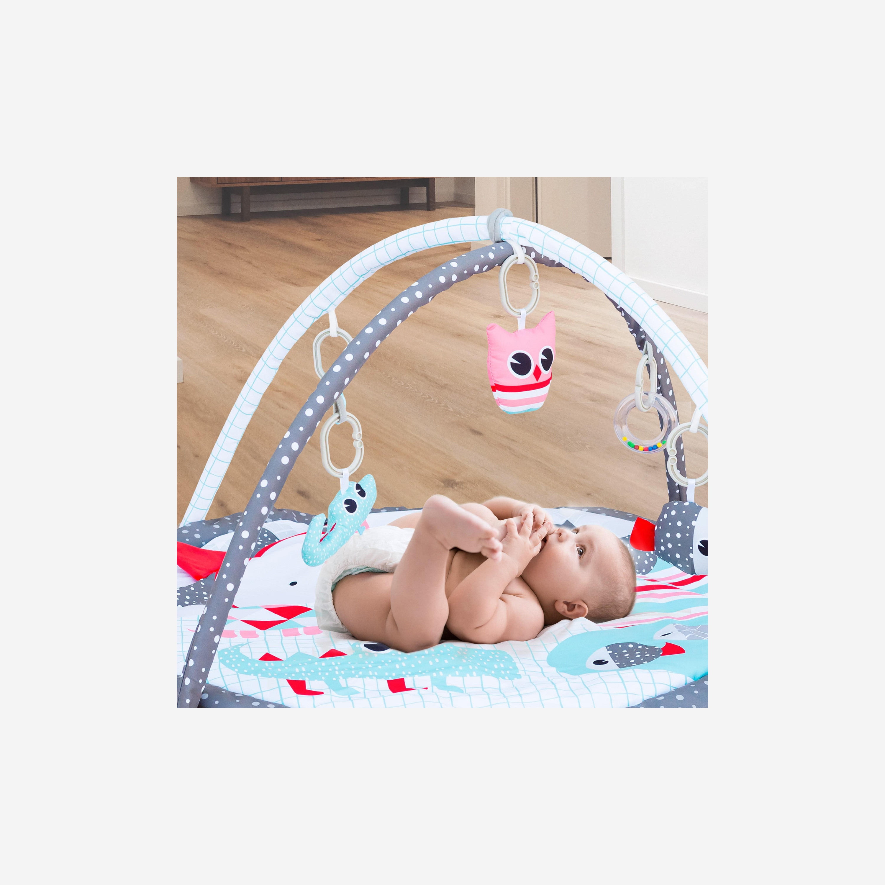iFam Shell Convertible Playmat - 64x35x32 cm-baby-infantactivity-playpensandplaymats-image-4