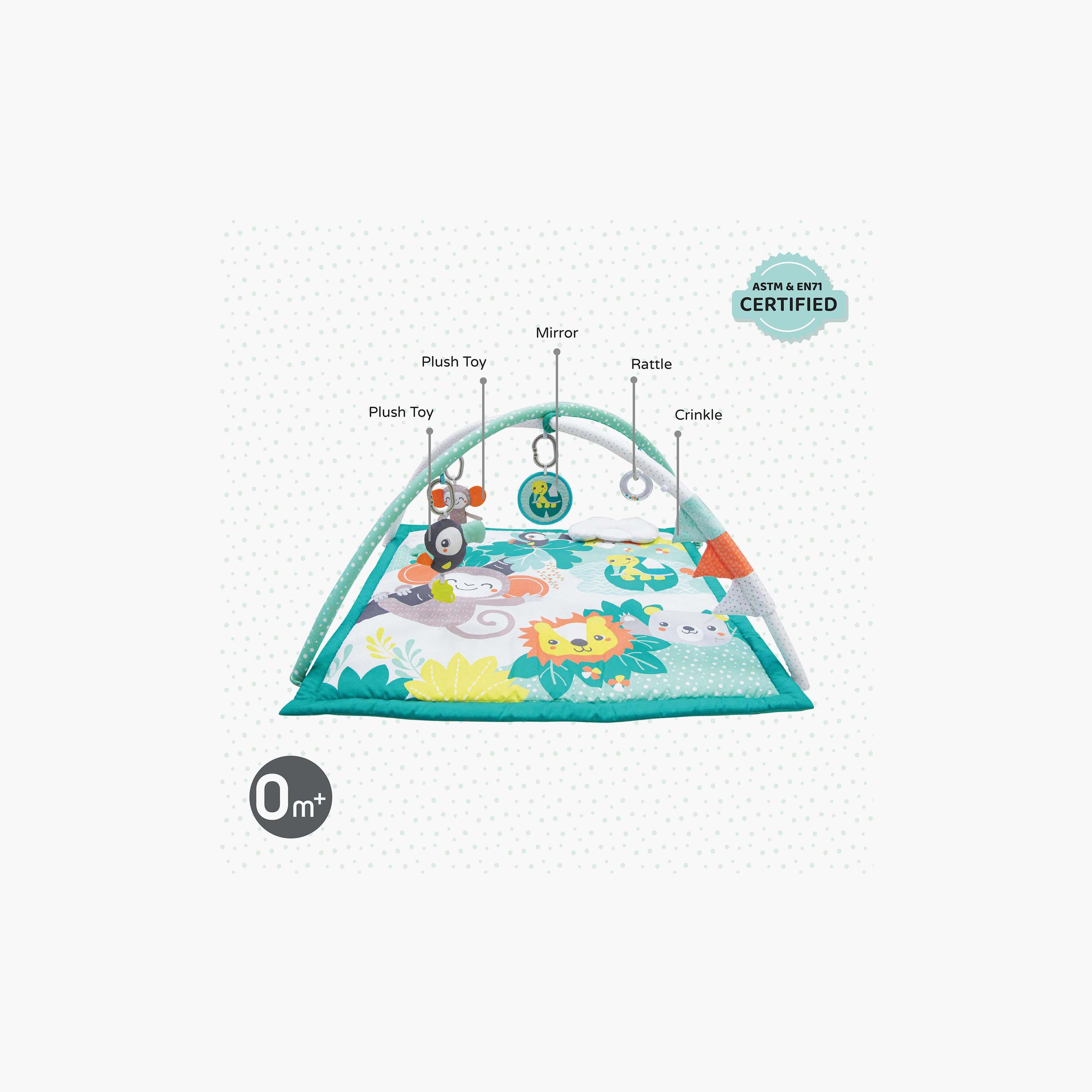 بساط لعب قابل للتحويل من أي فام شيل - 50x50x10 سم-baby-infantactivity-playpensandplaymats-image-2