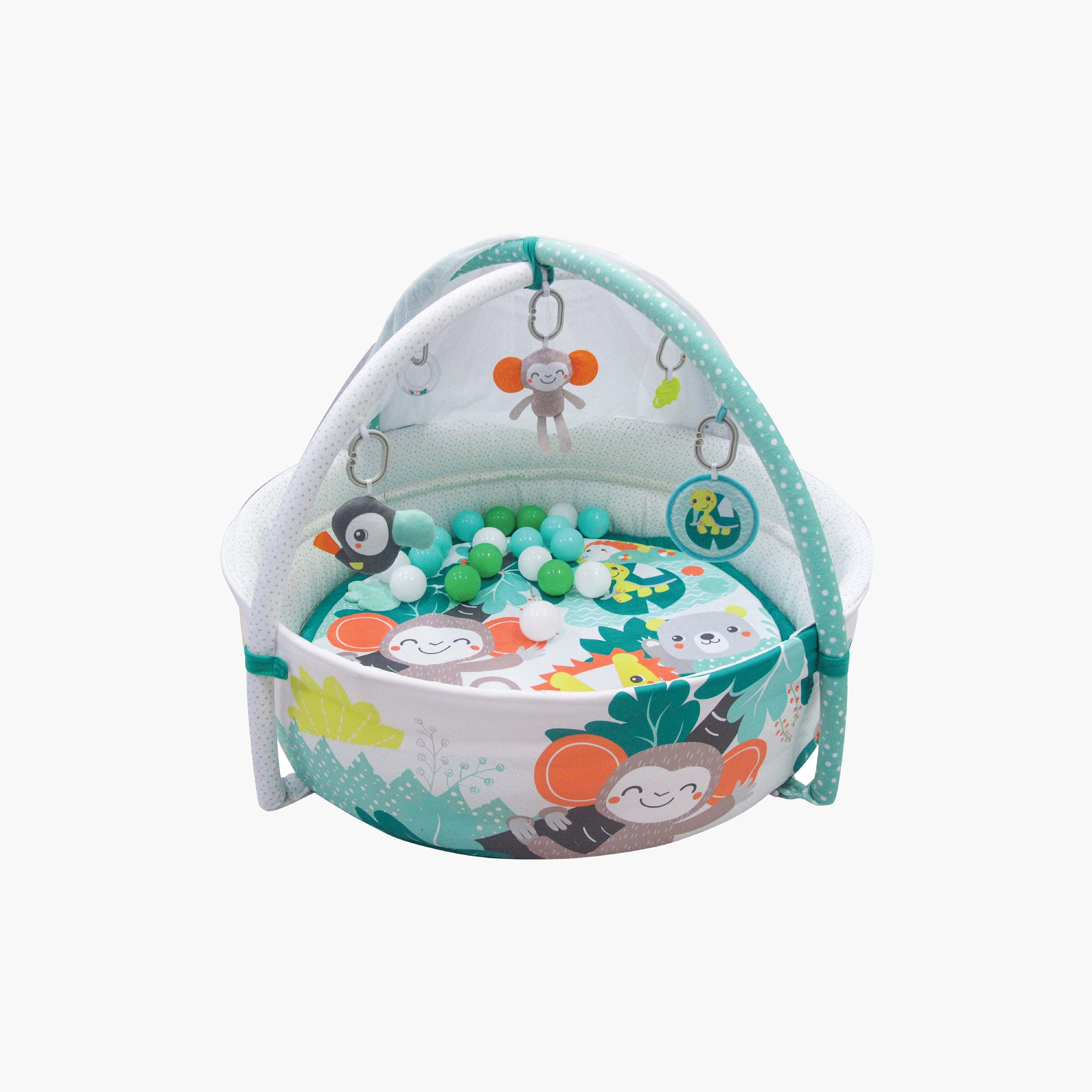 iFam Shell Convertible Playmat - 50x50x10 cm-baby-infantactivity-playpensandplaymats-image-1