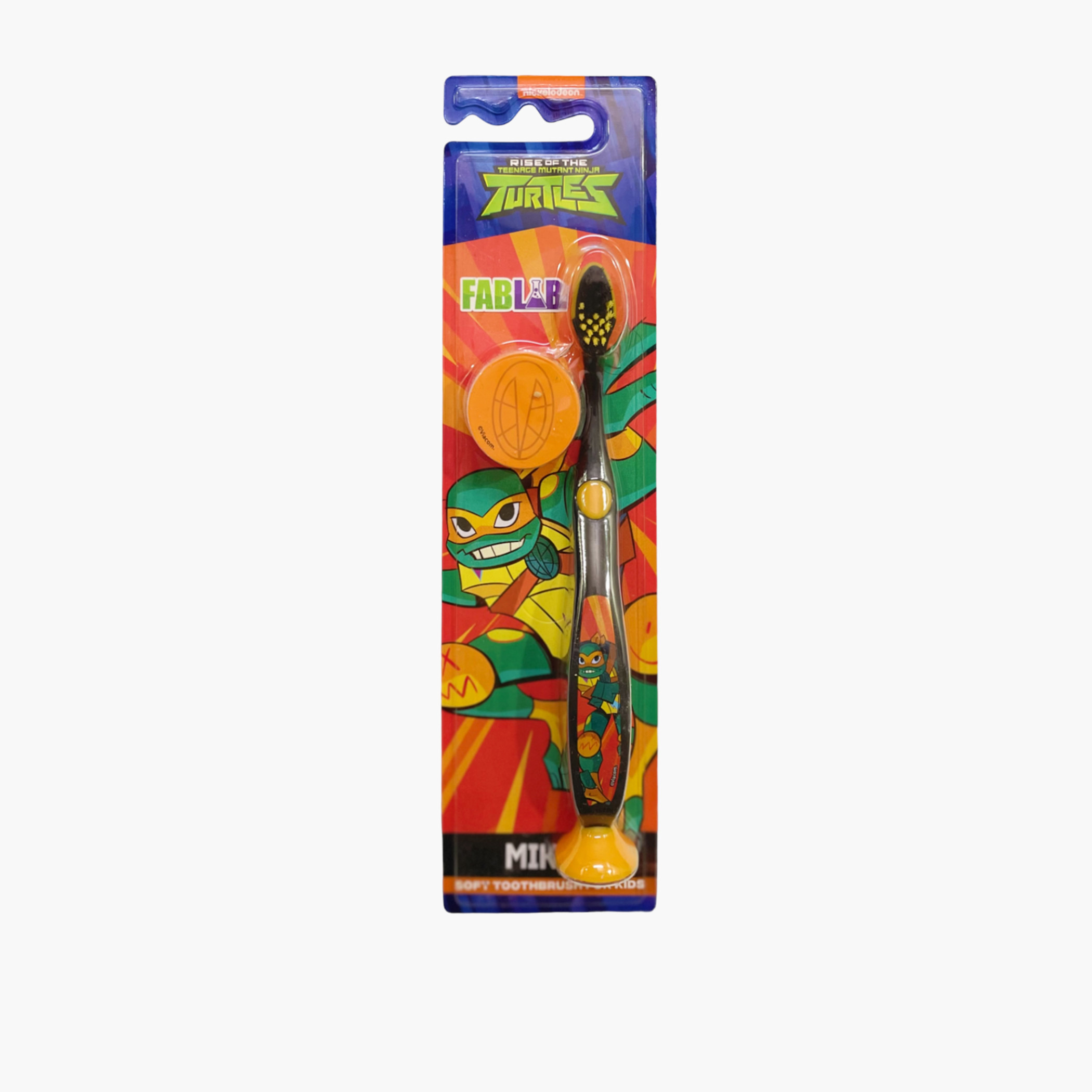 فرشاة أسنان بطبعات سلاحف النينجا مع قاعدة شفط-baby-bathandcare-oralcare-image-1