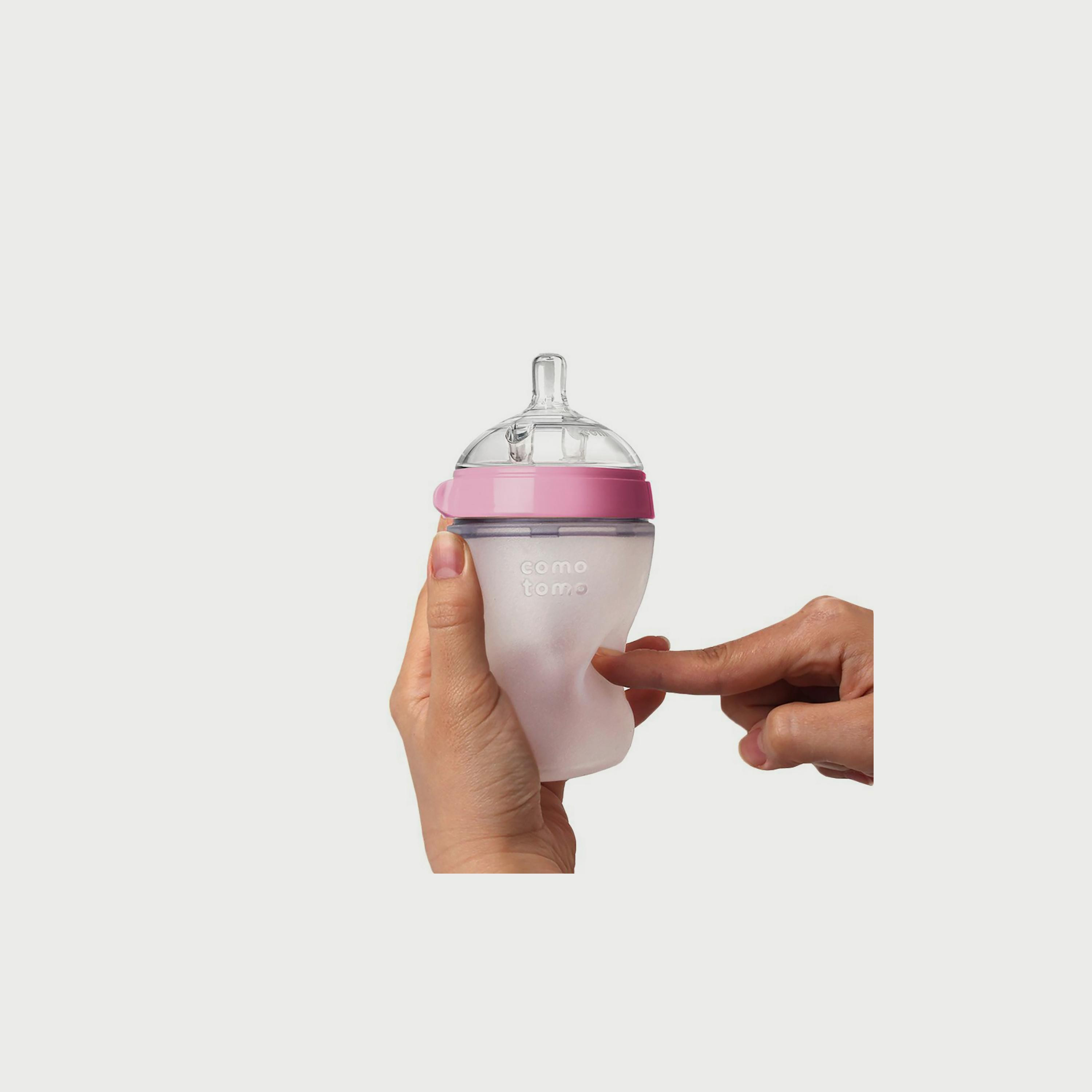 زجاجة رضاعة ناتشيورال فيل قطعتين من كوموتومو - 250 مل-baby-feeding-feedingbottles-bottlesandteats-image-3