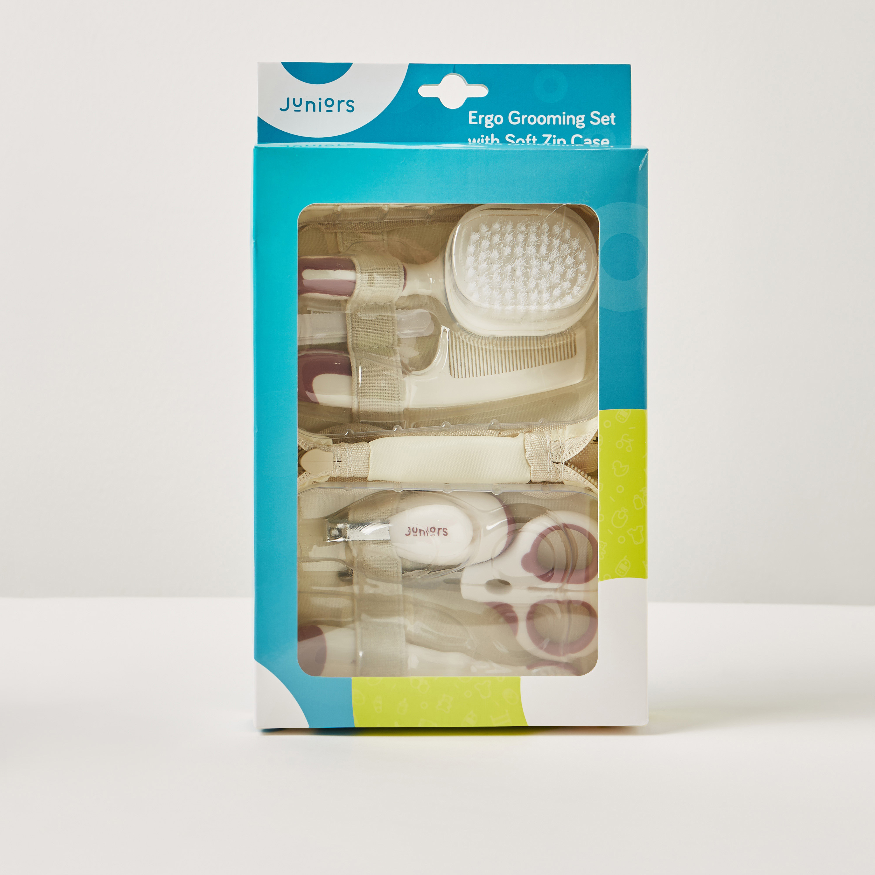طقم أدوات عناية شخصية وشنطة بسحّاب من جونيورز-baby-bathandcare-hairbodyskincare-image-2