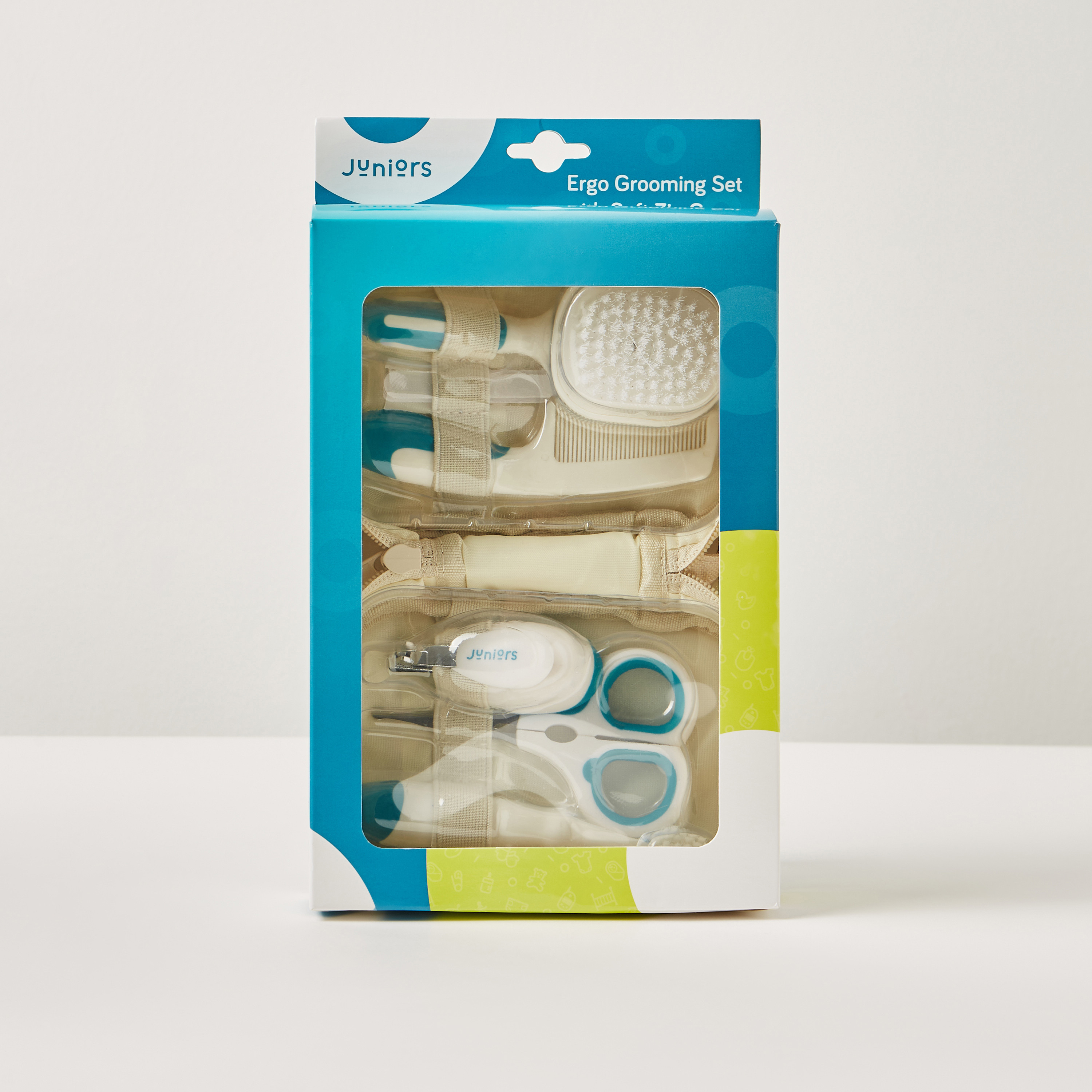 طقم أدوات عناية شخصية وشنطة بسحّاب من جونيورز-baby-bathandcare-hairbodyskincare-image-2