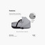 مهد محمول لعربة رضّع يويو من بيبي زين -baby-nursery-furniture-cribsandbeds-bassinets-image-5
