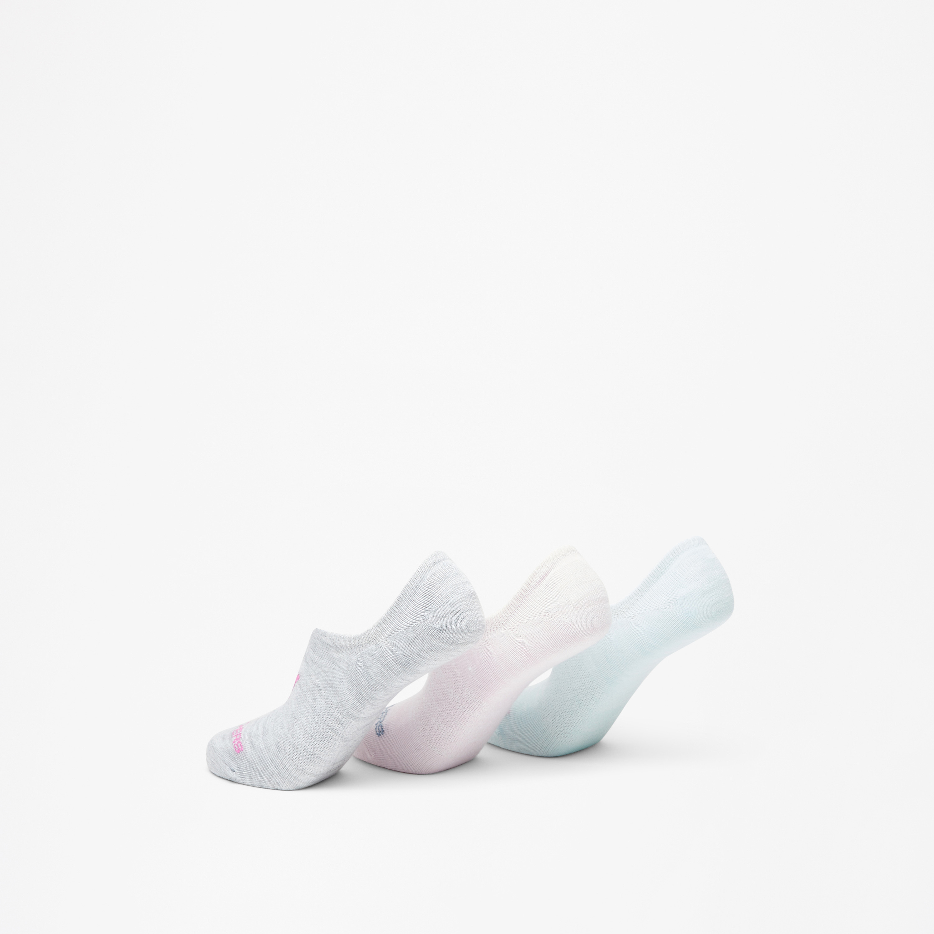 Skechers Textured No Show Socks - Set of 3-women-socksandstockings-image-4