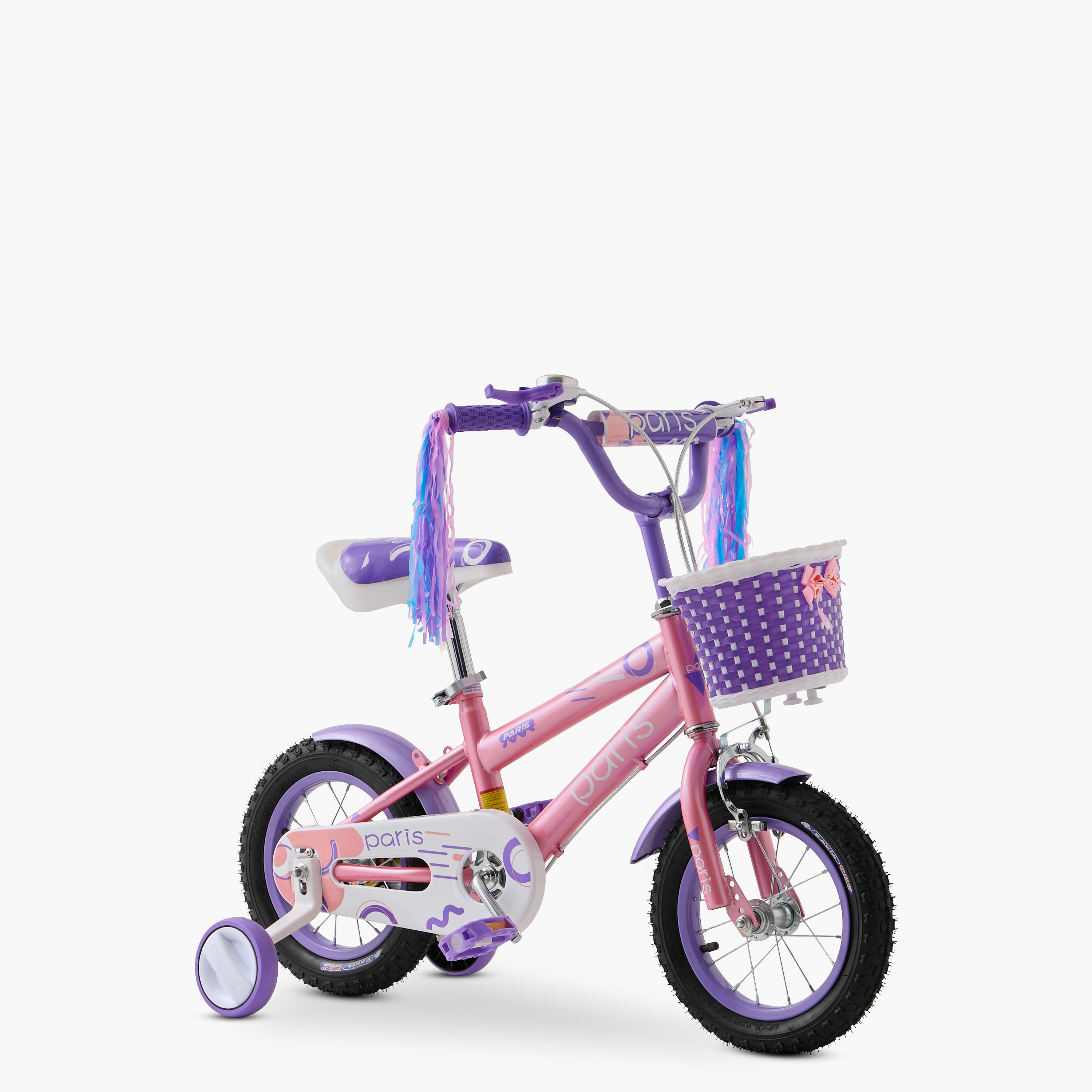 Juniors Bicycle with Tassles and Basket-toys-outdoor-bikesandrideons-bikes-image-1