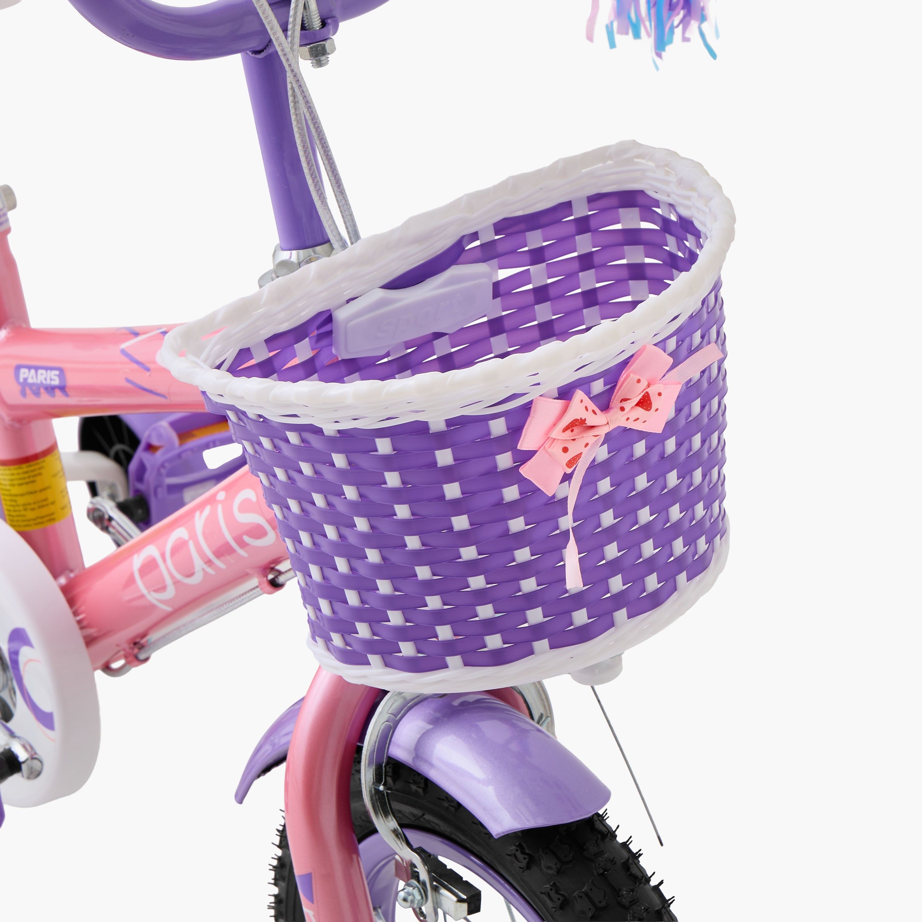 Juniors Bicycle with Tassles and Basket-toys-outdoor-bikesandrideons-bikes-image-11