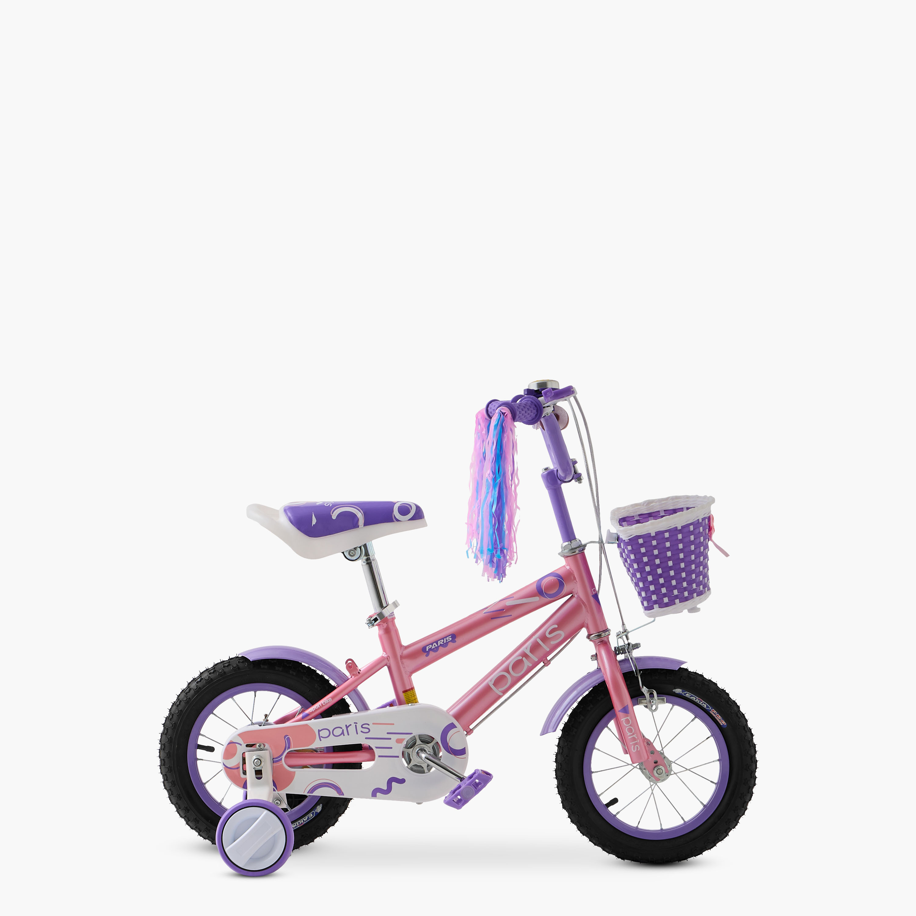 Juniors Bicycle with Tassles and Basket-toys-outdoor-bikesandrideons-bikes-image-2
