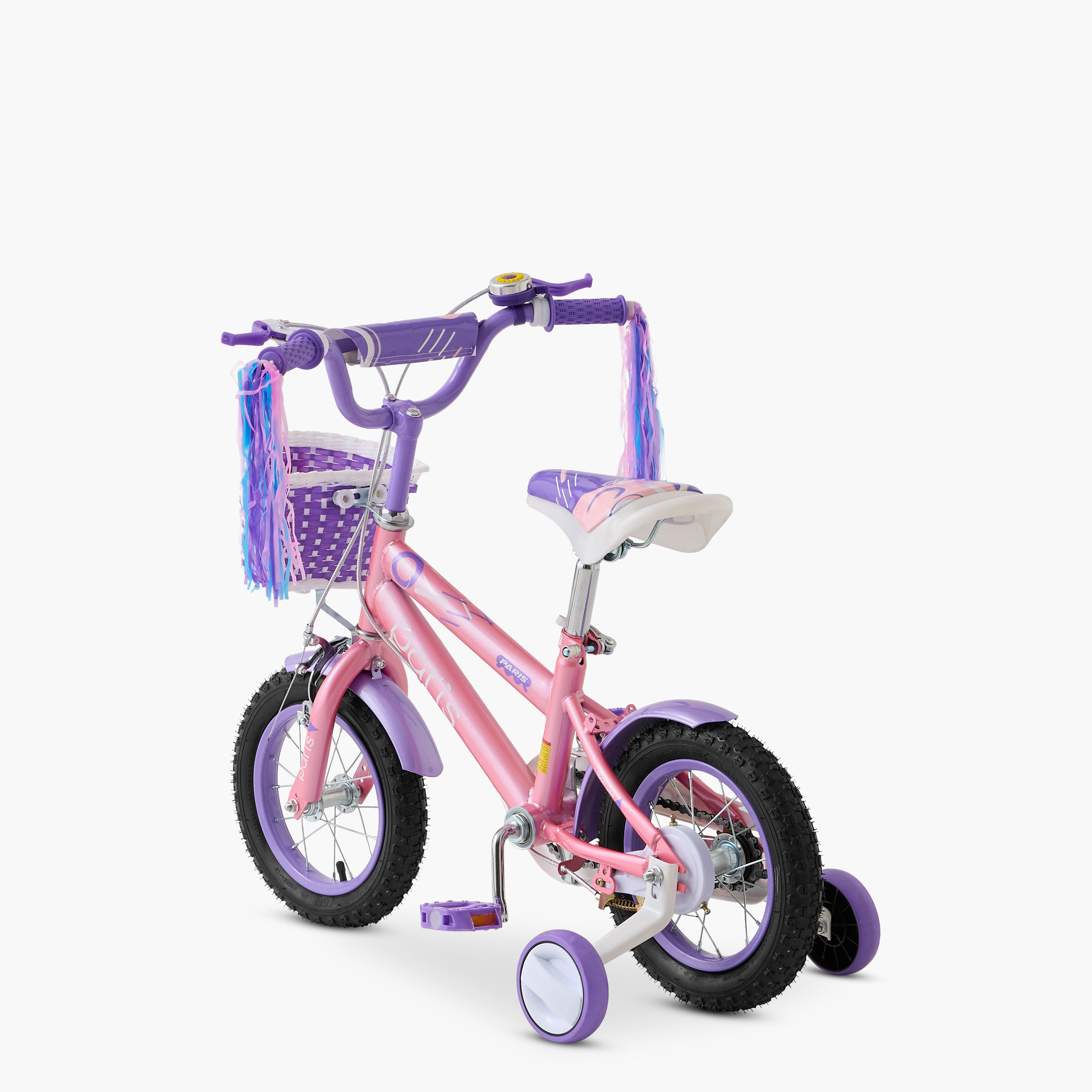 Juniors Bicycle with Tassles and Basket-toys-outdoor-bikesandrideons-bikes-image-3