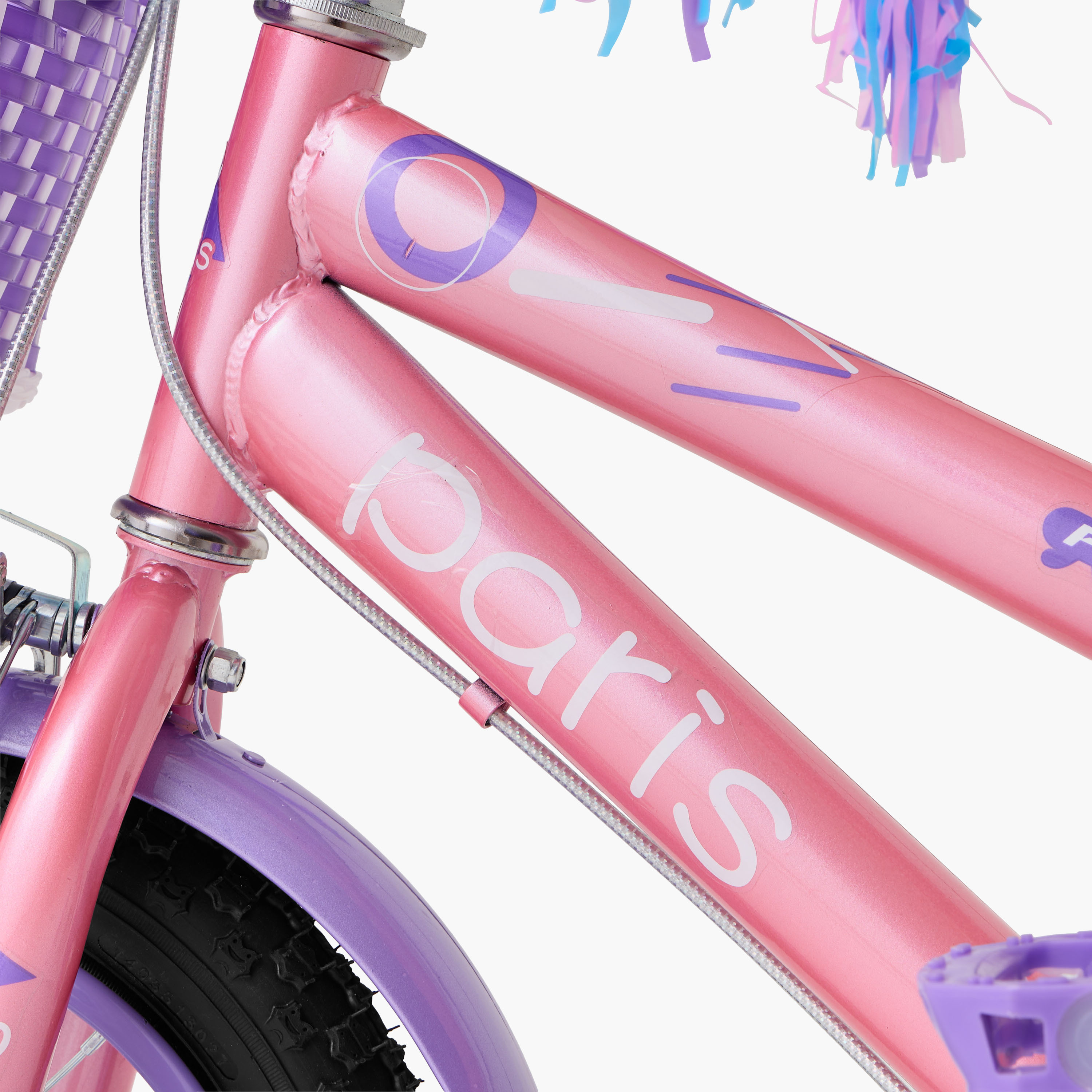 Juniors Bicycle with Tassles and Basket-toys-outdoor-bikesandrideons-bikes-image-8