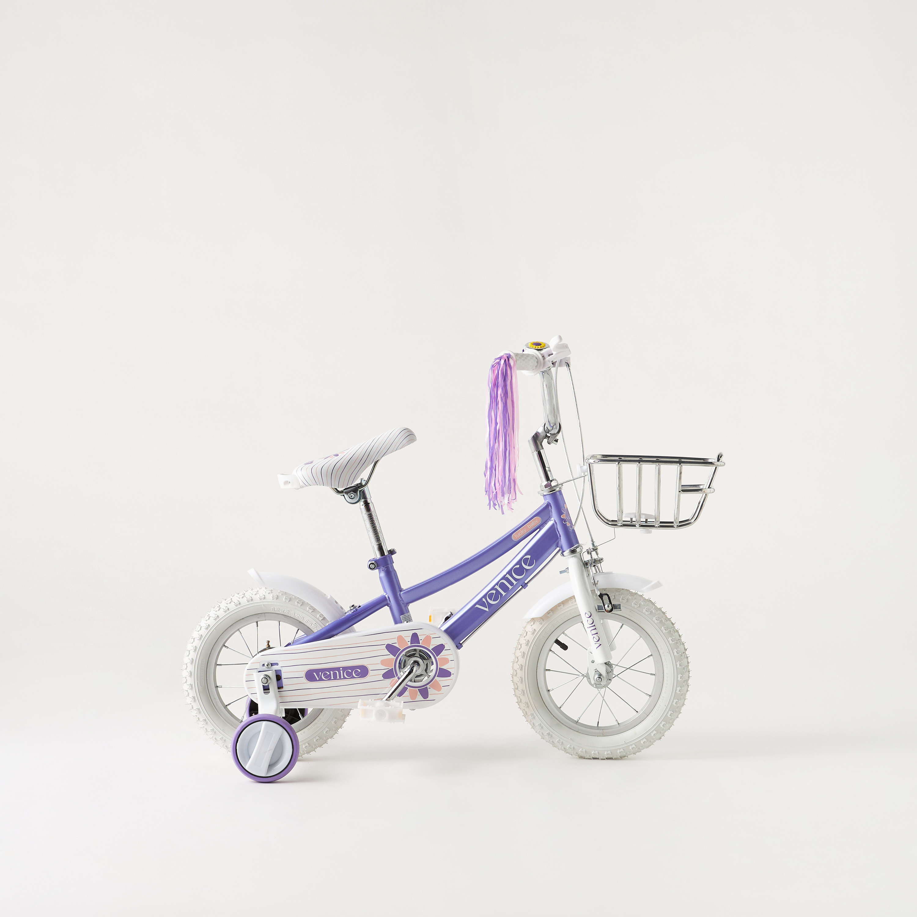 Juniors Bicycle with Tassles and Basket-toys-outdoor-bikesandrideons-bikes-image-2