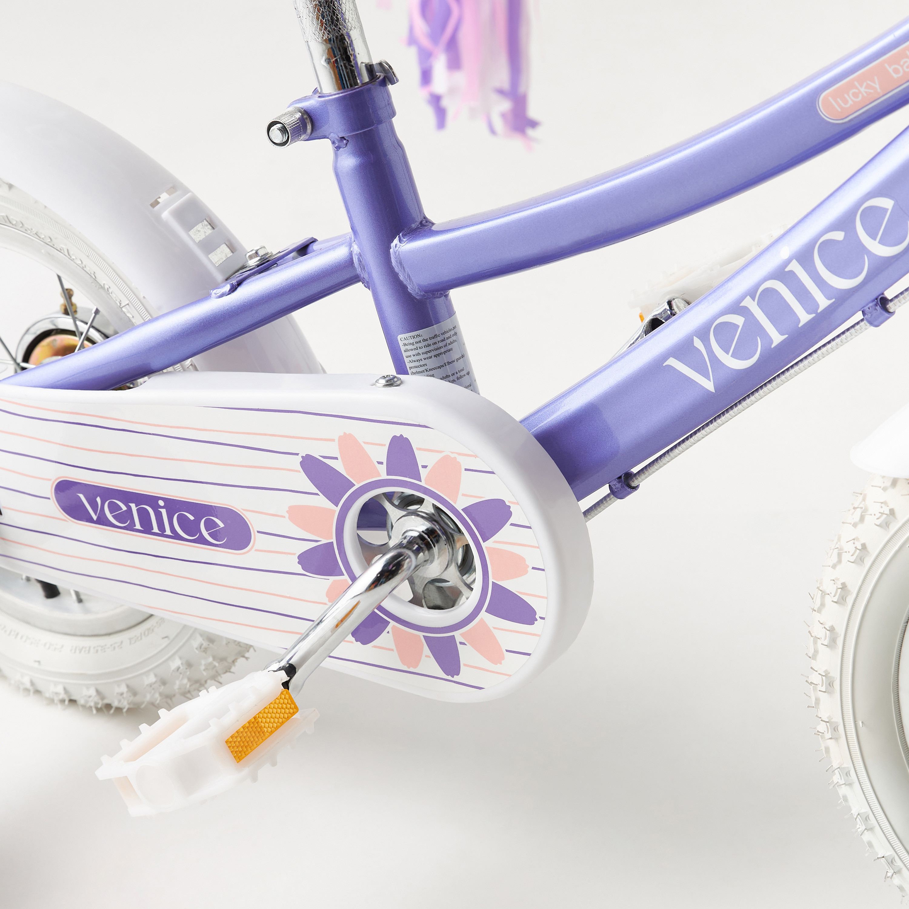 Juniors Bicycle with Tassles and Basket-toys-outdoor-bikesandrideons-bikes-image-6