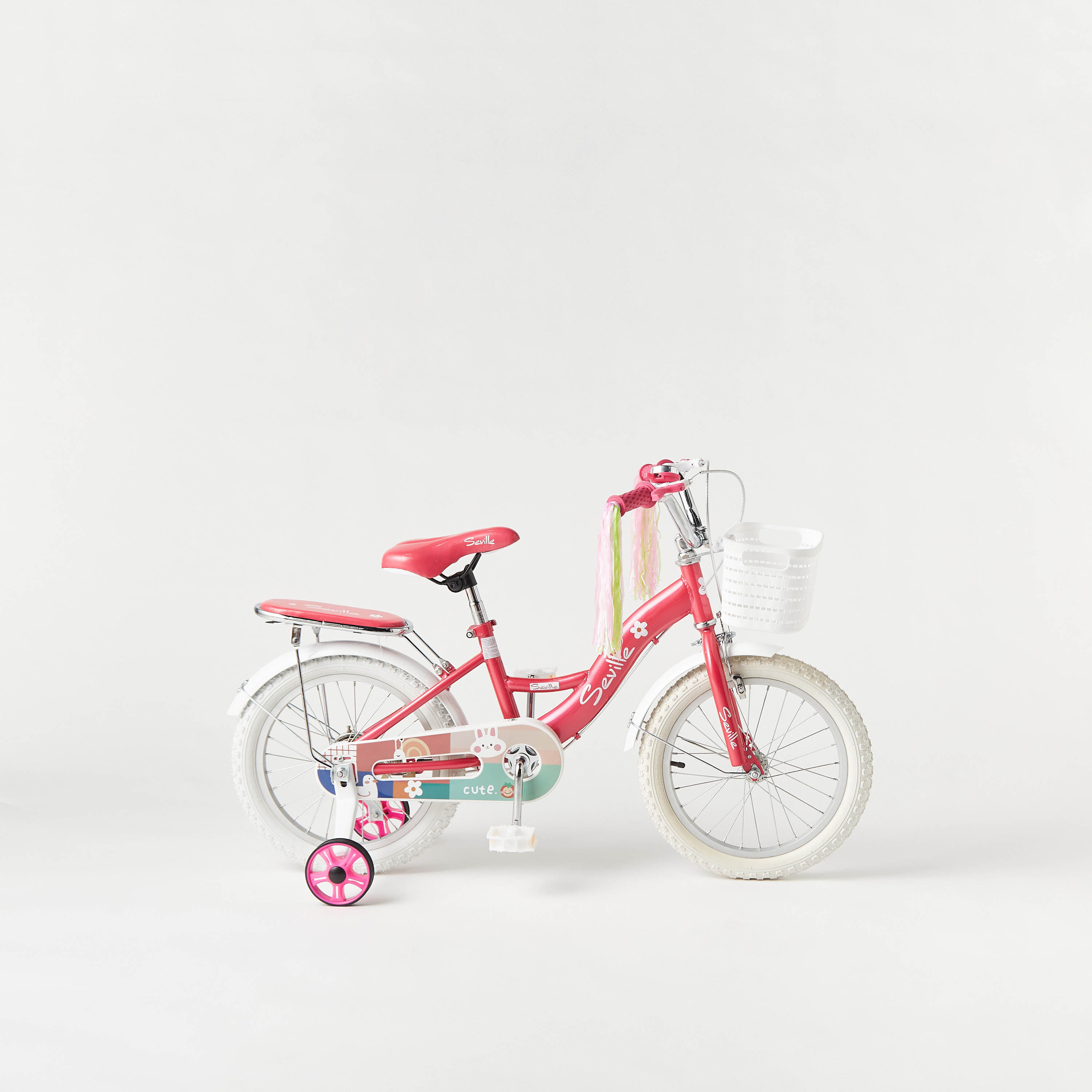 Juniors Bicycle with Tassles and Basket-toys-outdoor-bikesandrideons-bikes-image-2