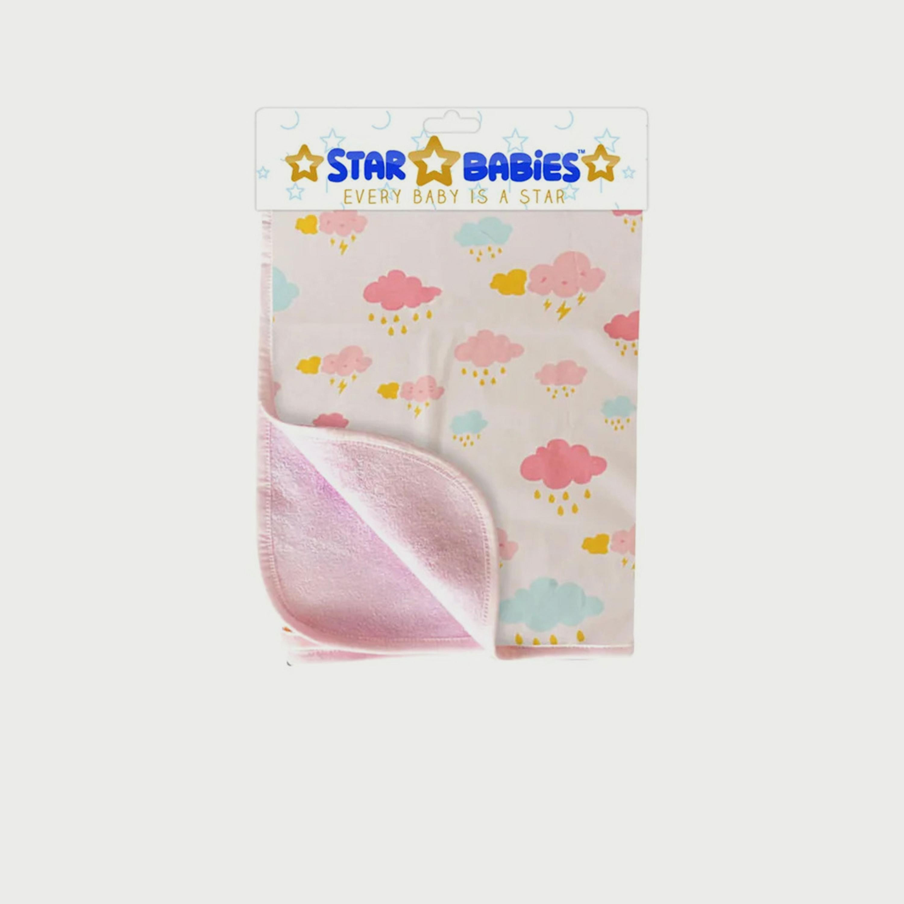 سجادة تغيير قابلة لإعادة الاستخدام مطبوعة من ستار بيبيز, وردي - 50 * 70 سم, وردي-baby-diapering-changingmats-image-1