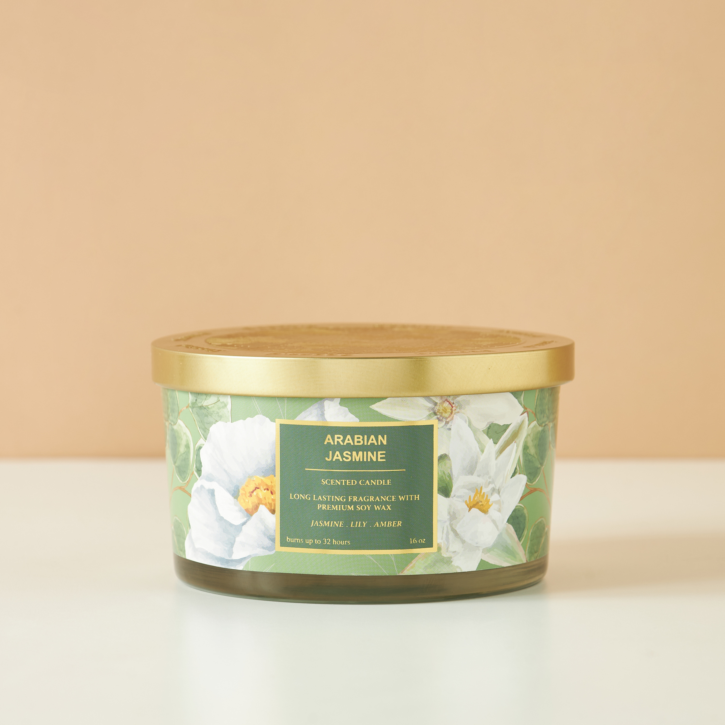 Scent.d Fresh Cotton 3-Wick Jar Candle - 450 gms-household-homefragrance-candles-image-2