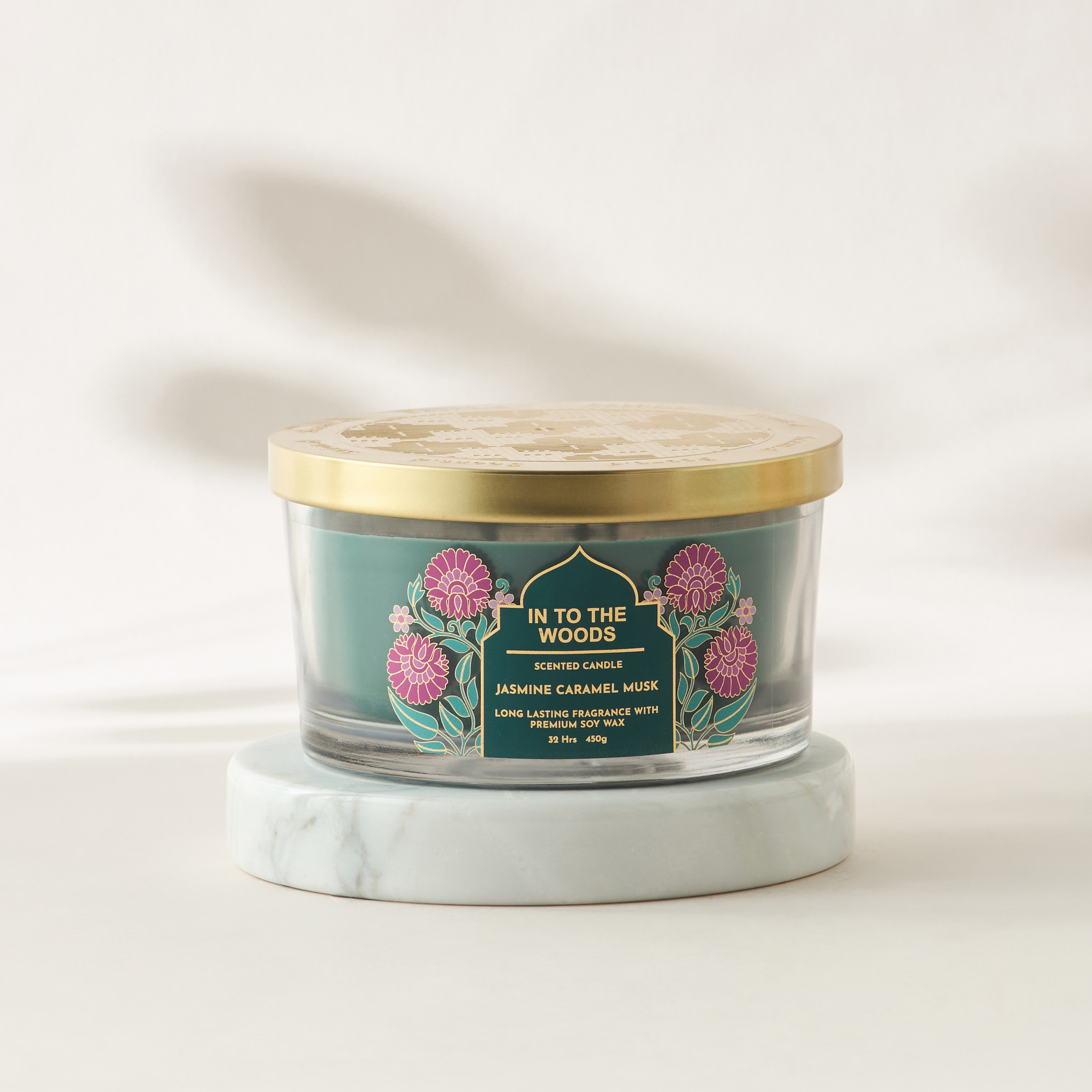 Scent.d Fresh Cotton 3-Wick Jar Candle - 450 gms-household-homefragrance-candles-image-2