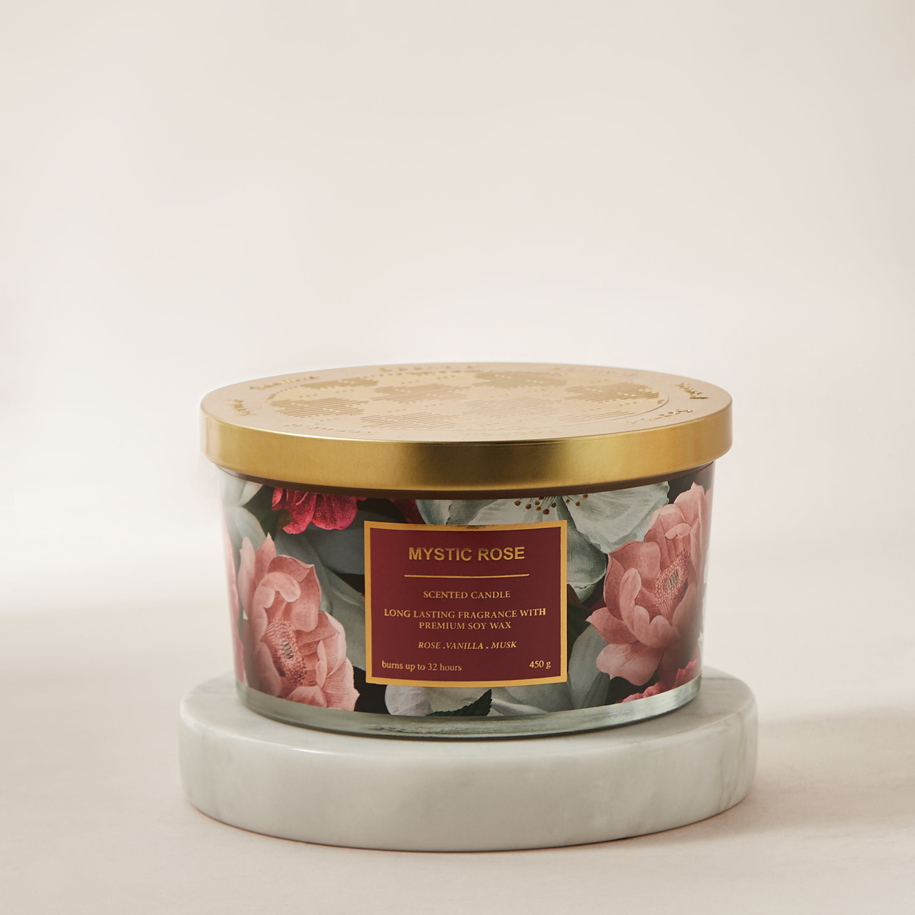 Scent.d Fresh Cotton 3-Wick Jar Candle - 450 gms-household-homefragrance-candles-image-2