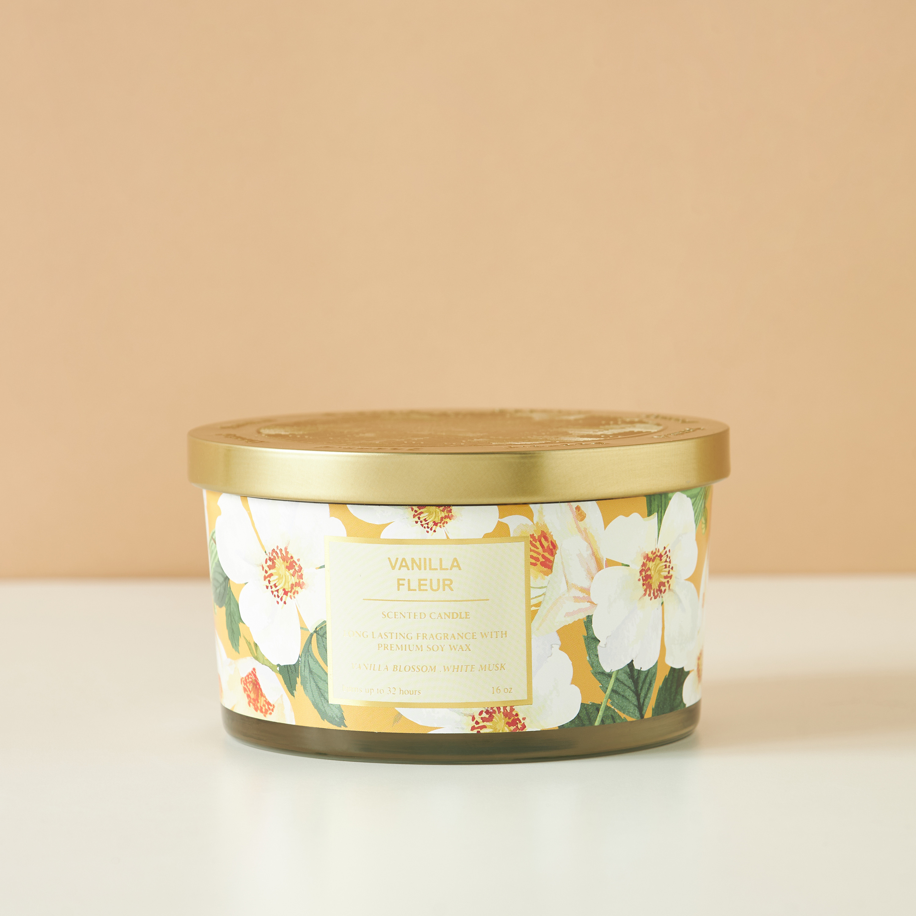 Scent.d Fresh Cotton 3-Wick Jar Candle - 450 gms-household-homefragrance-candles-image-2