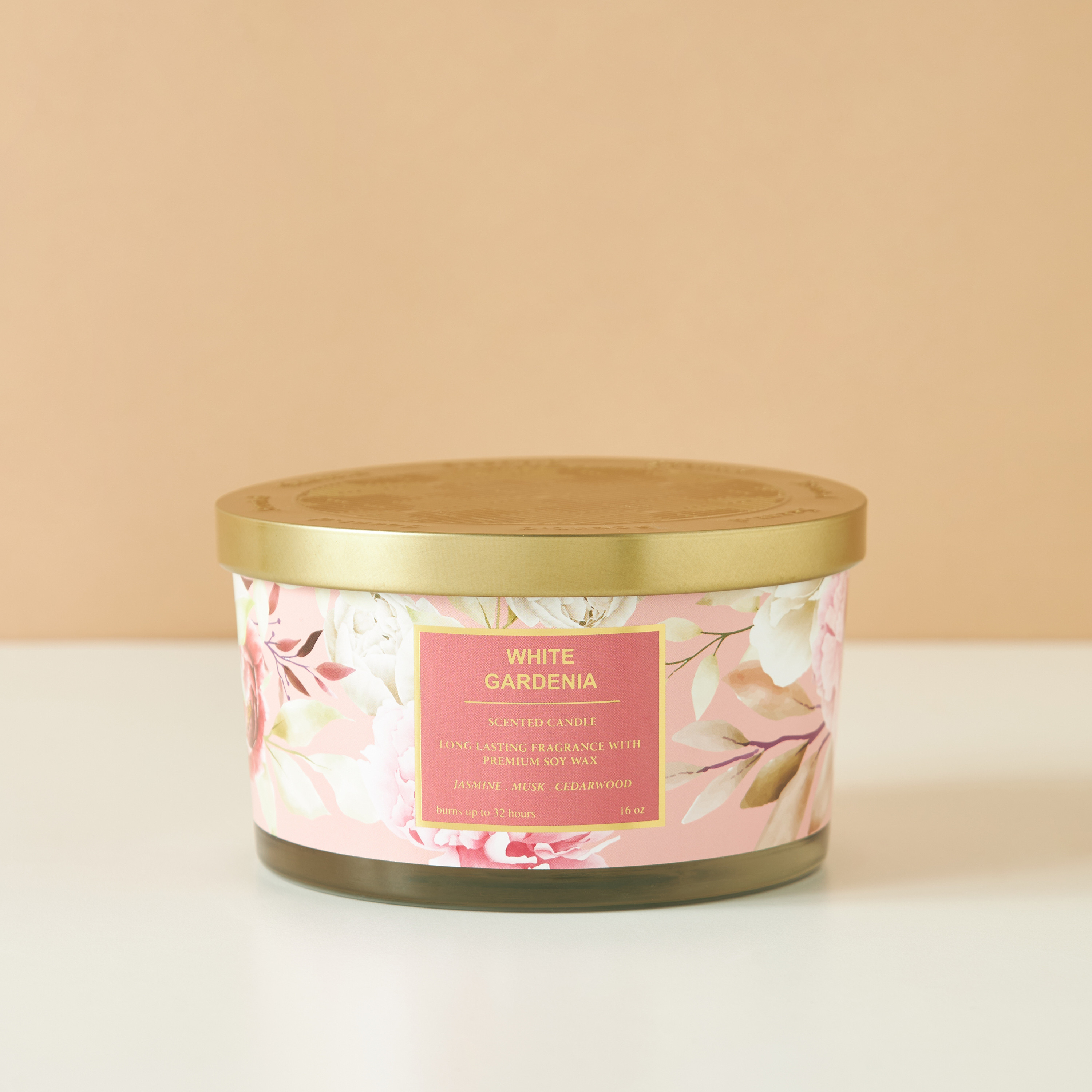 Scent.d Fresh Cotton 3-Wick Jar Candle - 450 gms-household-homefragrance-candles-image-2