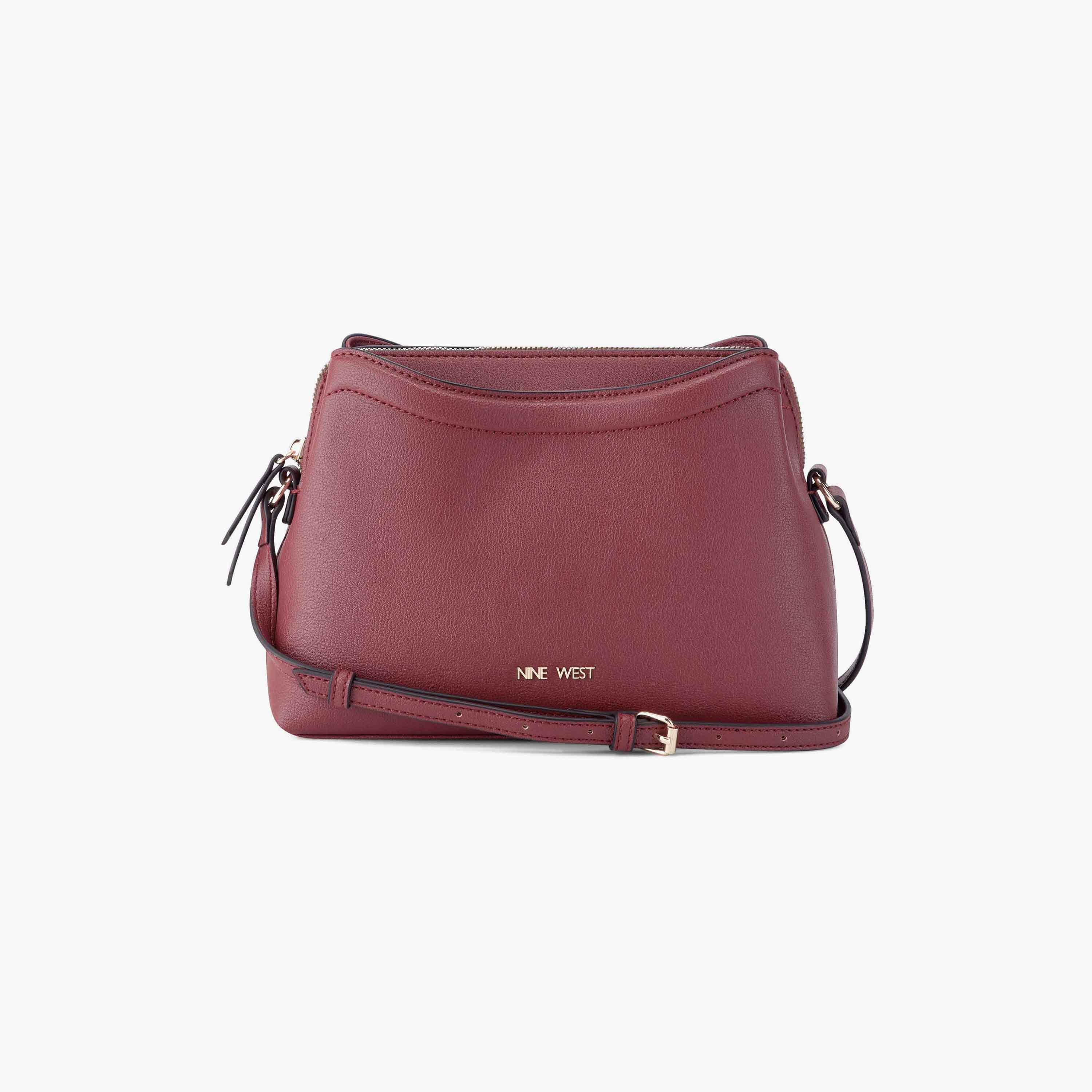 Nine west red online crossbody bag