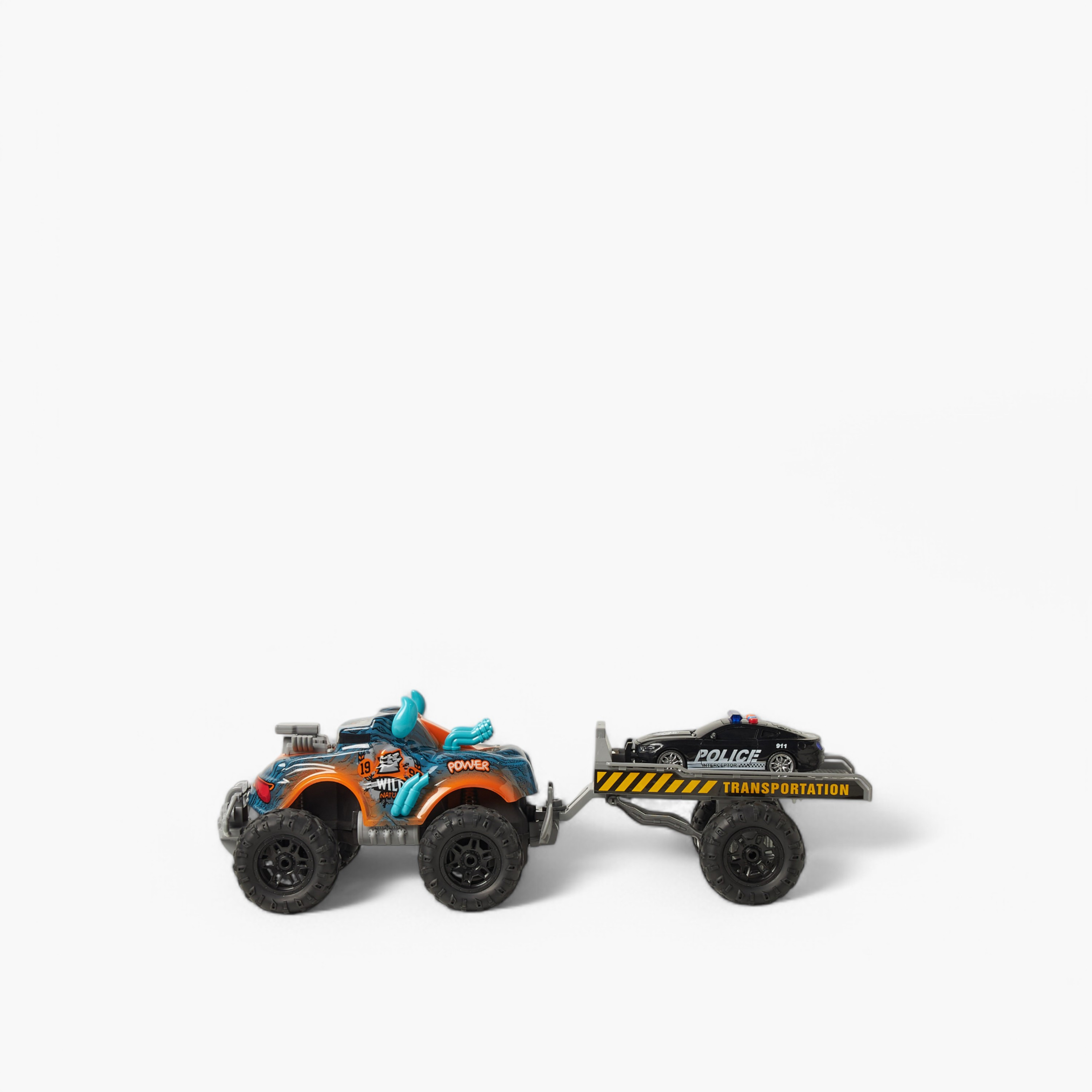 Juniors 1:16 Remote Control Police Car with Trailer-toys-remotecontrolledvehicles-rcvehicles-image-2