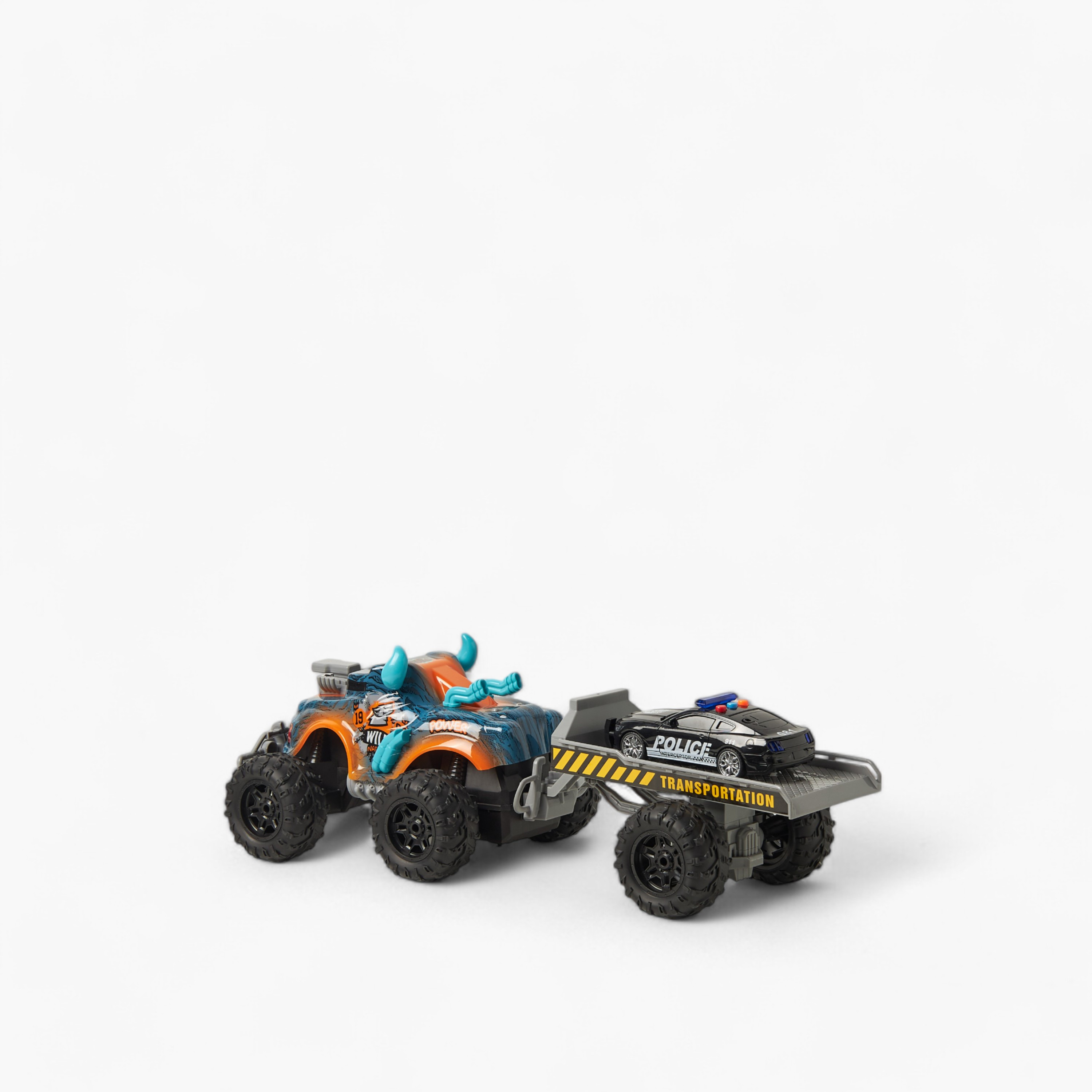Juniors 1:16 Remote Control Police Car with Trailer-toys-remotecontrolledvehicles-rcvehicles-image-3
