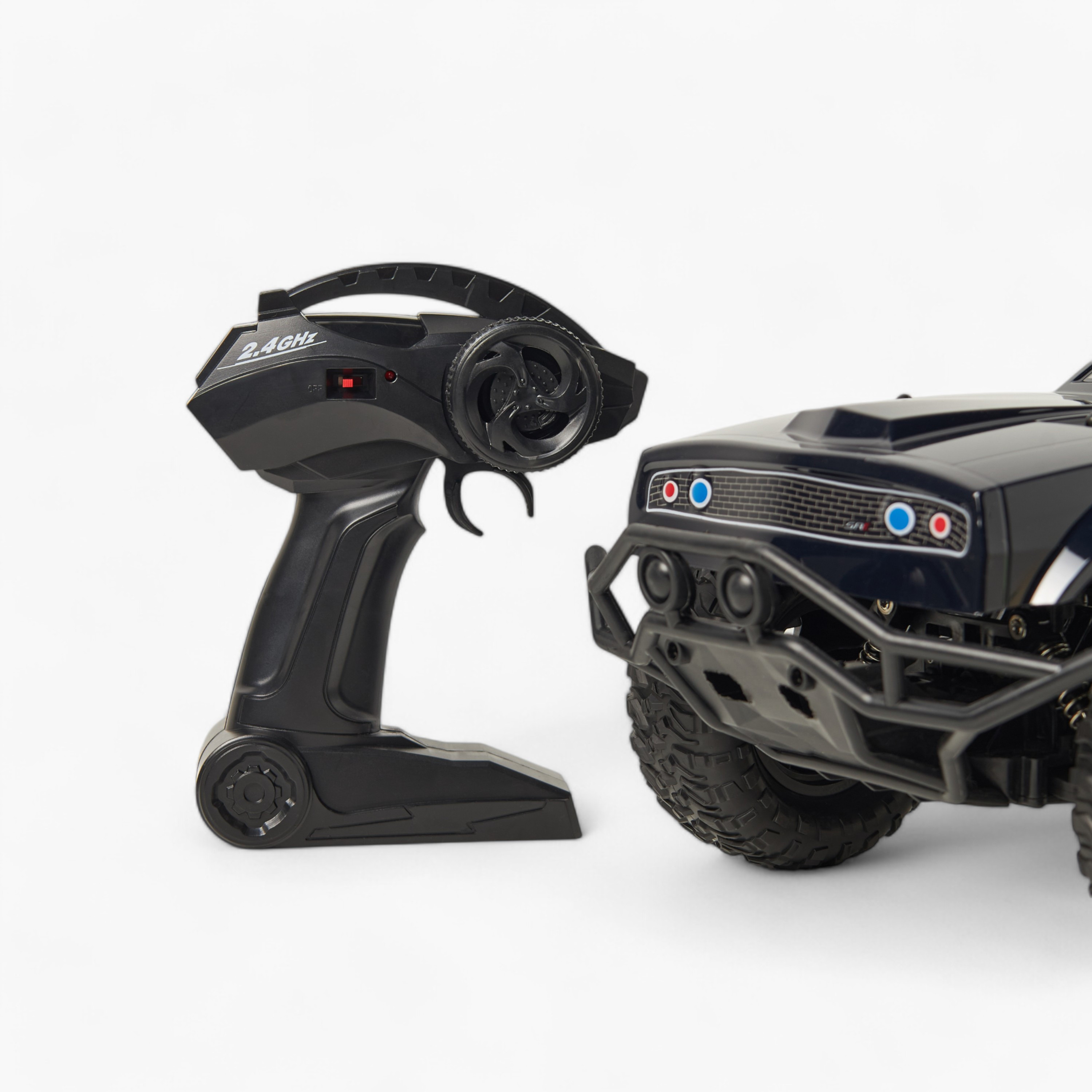 Juniors Rock Crawler 1:8 Remote Control Police Car with Light-toys-playvehicles-diecastcars-image-4