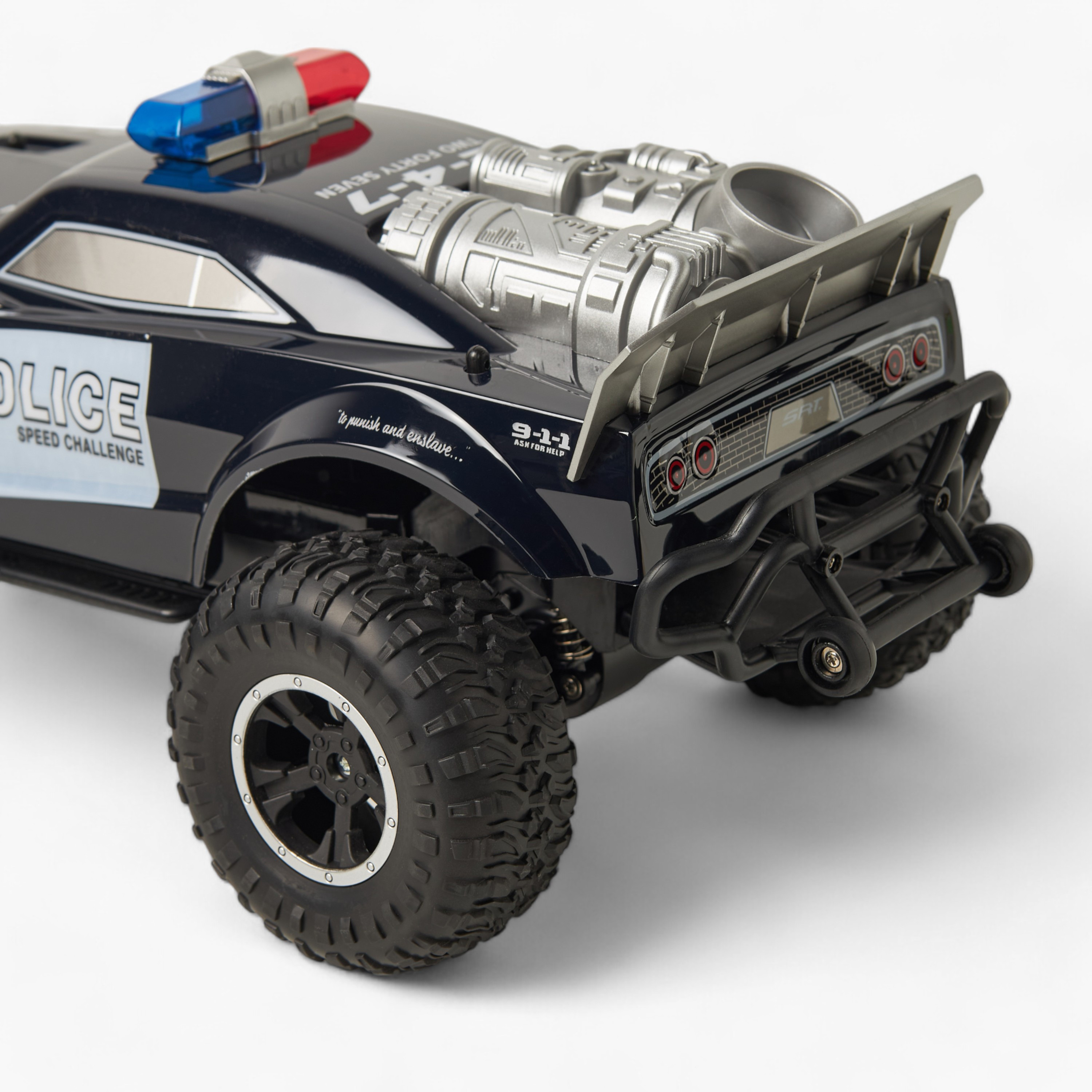 Juniors Rock Crawler 1:8 Remote Control Police Car with Light-toys-playvehicles-diecastcars-image-6