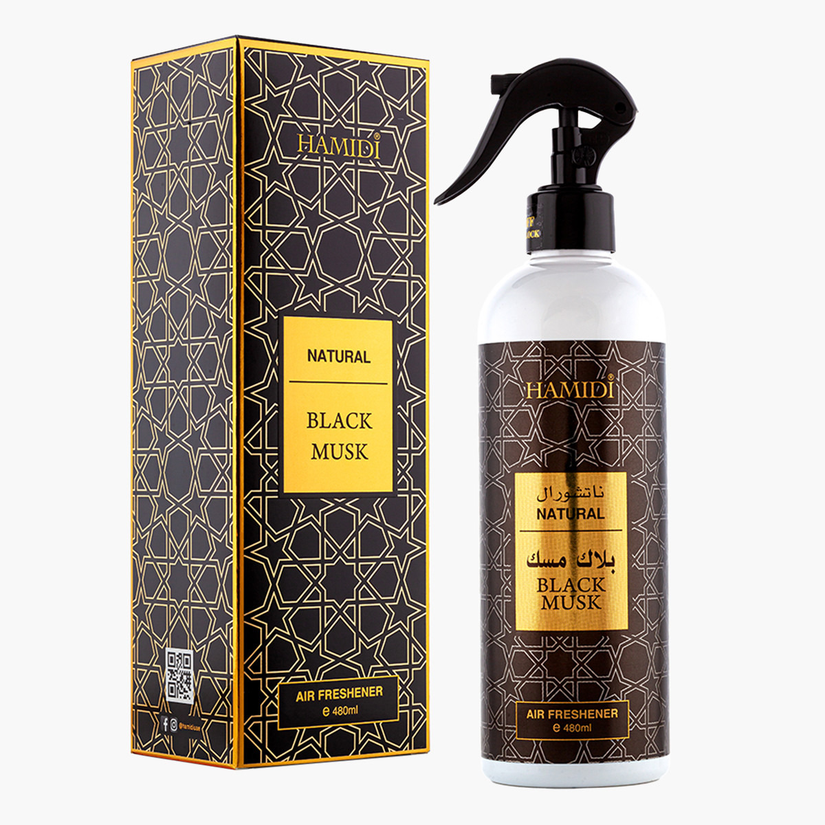 Hamidi Black Musk Air Freshener - 480 ml-household-homefragrance-homesprays-image-1