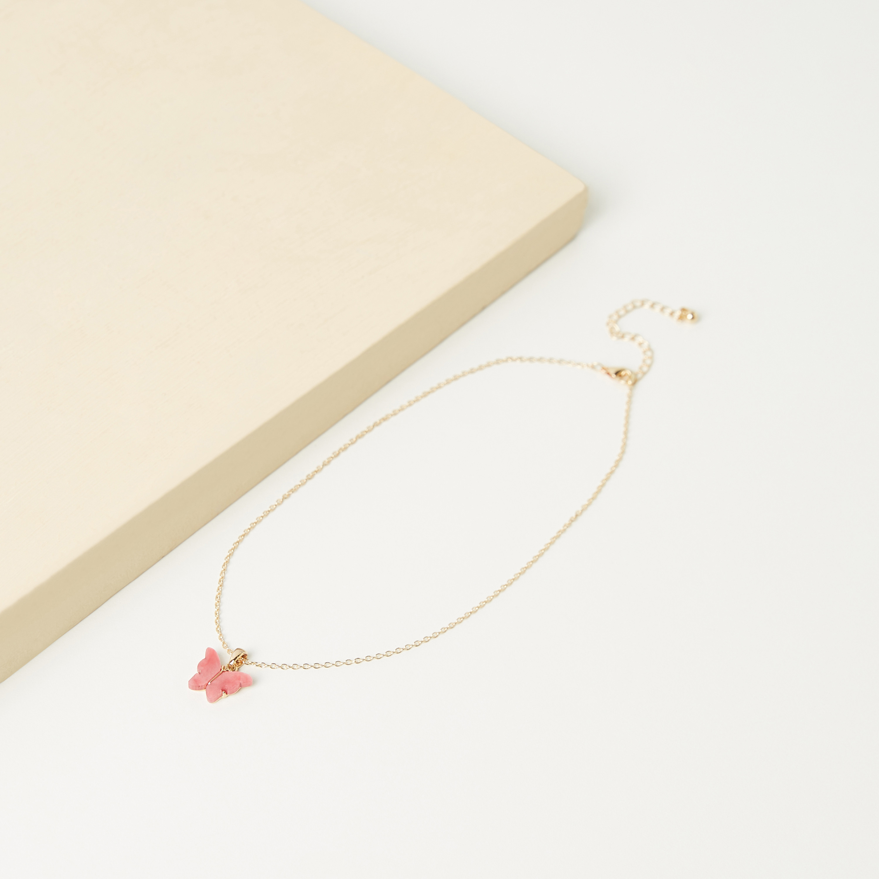 طقم حلق وعقد بدلاية فراشة من تشارمز-girls-accessories-jewellery-image-2