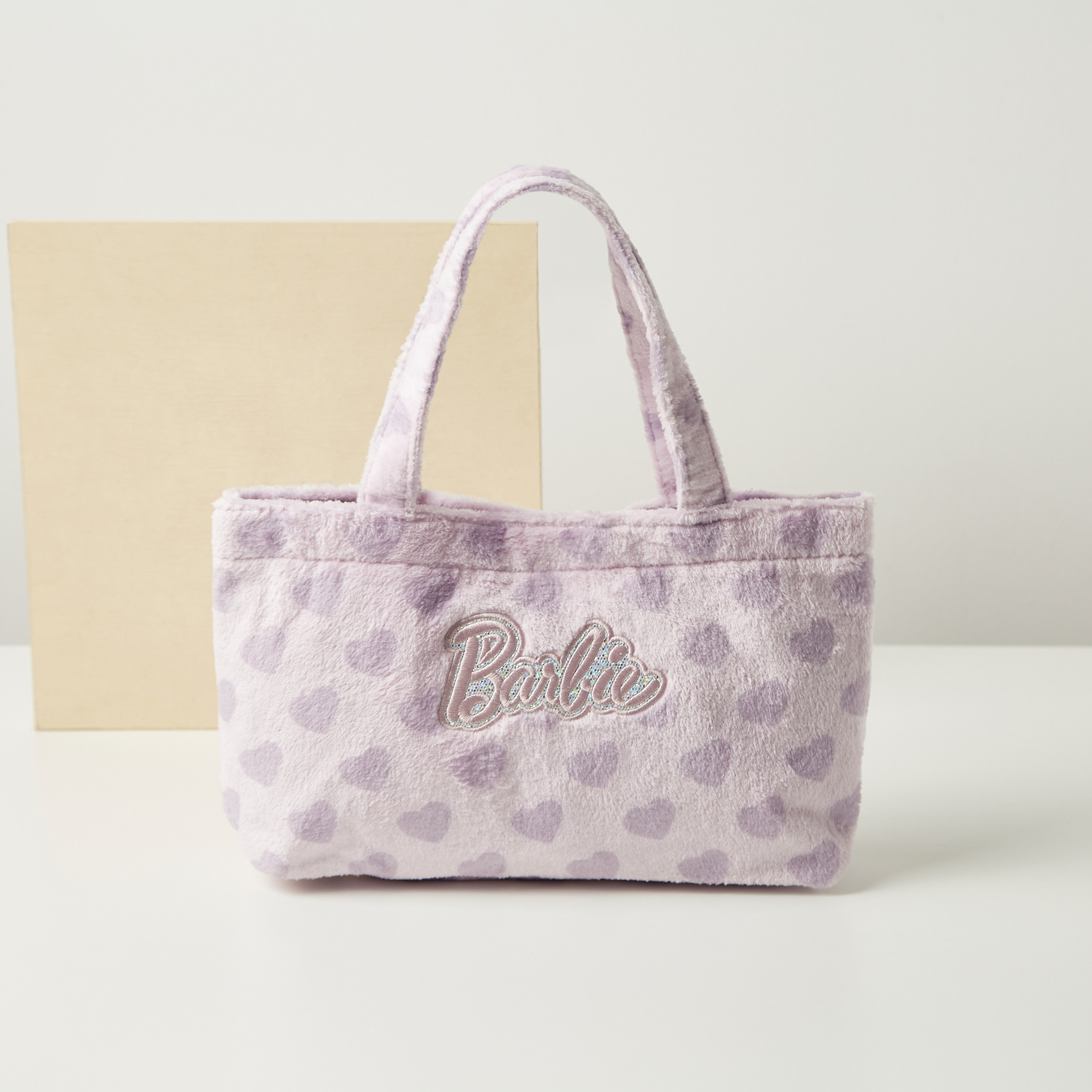 Barbie Logo Detail Handbag with Magnetic Snap Closure-girls-accessories-bags-image-1