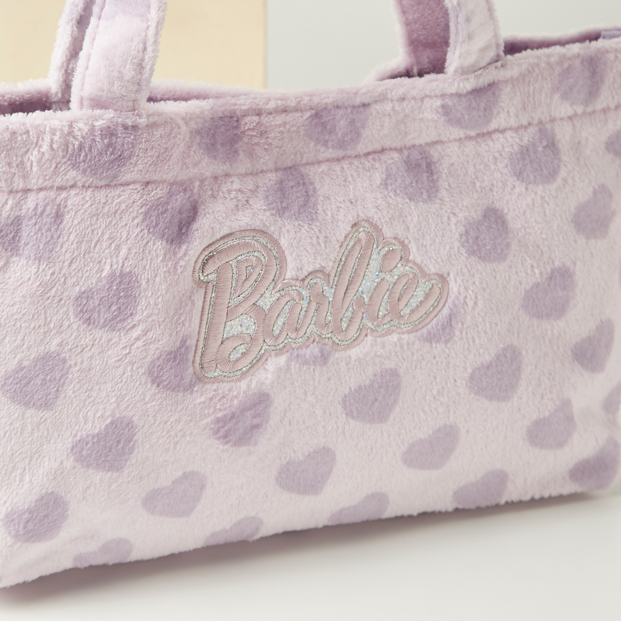Barbie Logo Detail Handbag with Magnetic Snap Closure-girls-accessories-bags-image-3
