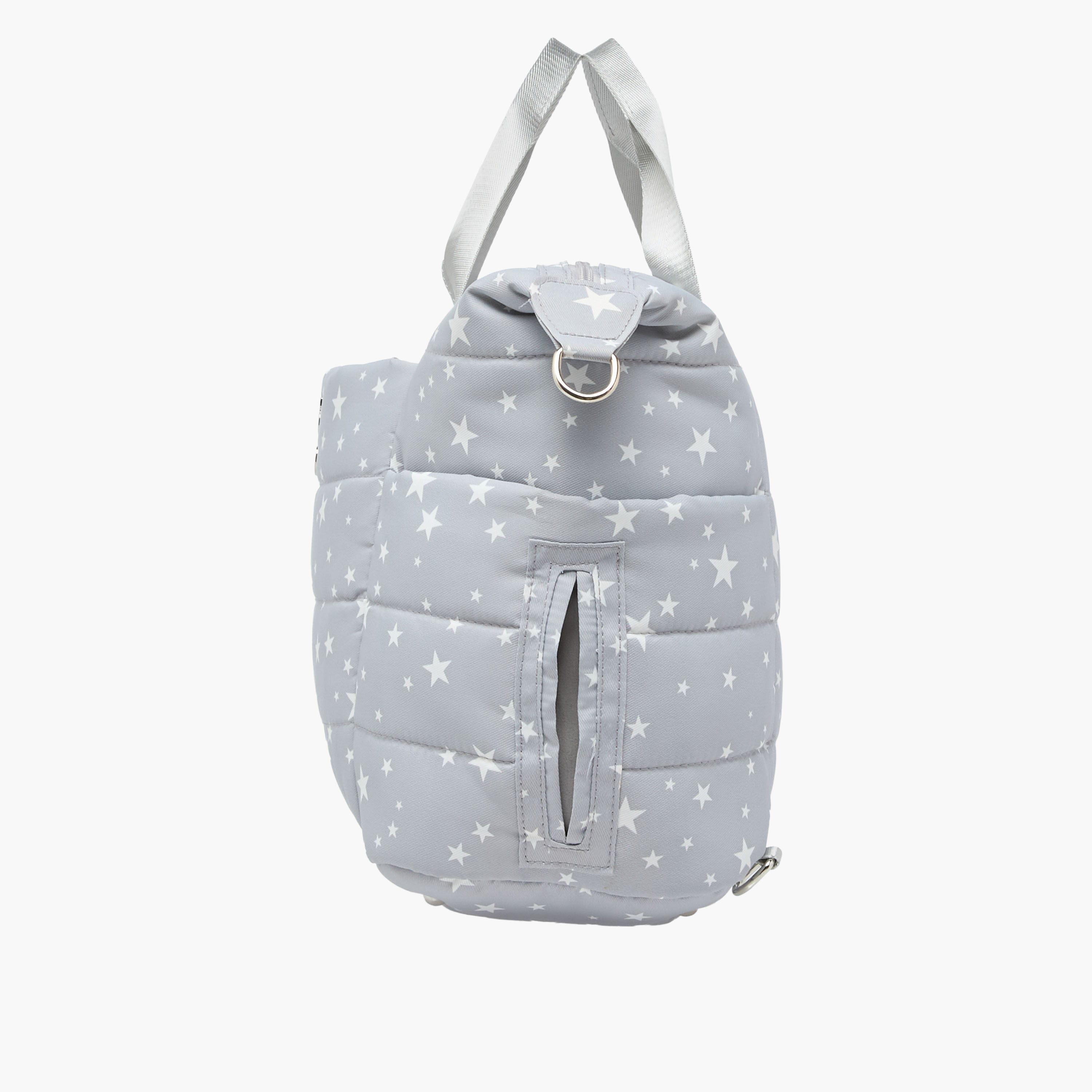 Giggles All-Over Star Print Padded Diaper Bag with Changing Mat-baby-diapering-diaperbags-image-5