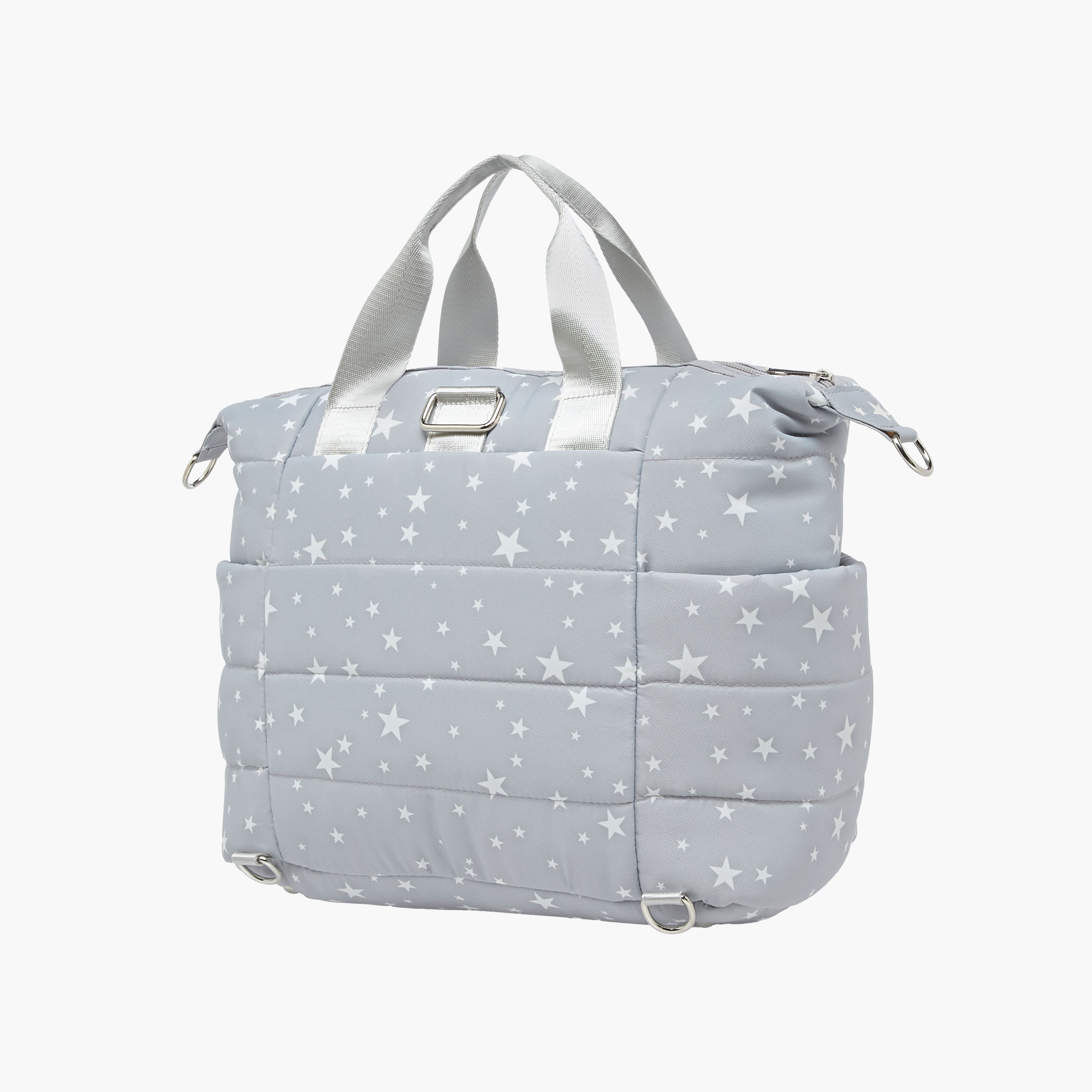 Giggles All-Over Star Print Padded Diaper Bag with Changing Mat-baby-diapering-diaperbags-image-6