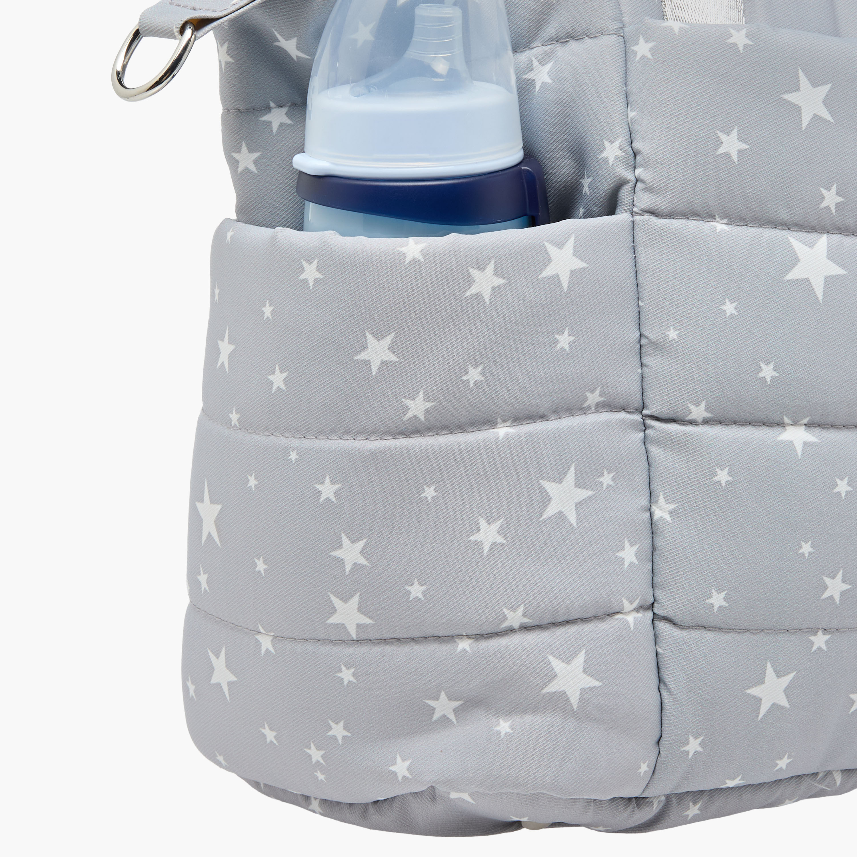 Giggles All-Over Star Print Padded Diaper Bag with Changing Mat-baby-diapering-diaperbags-image-8