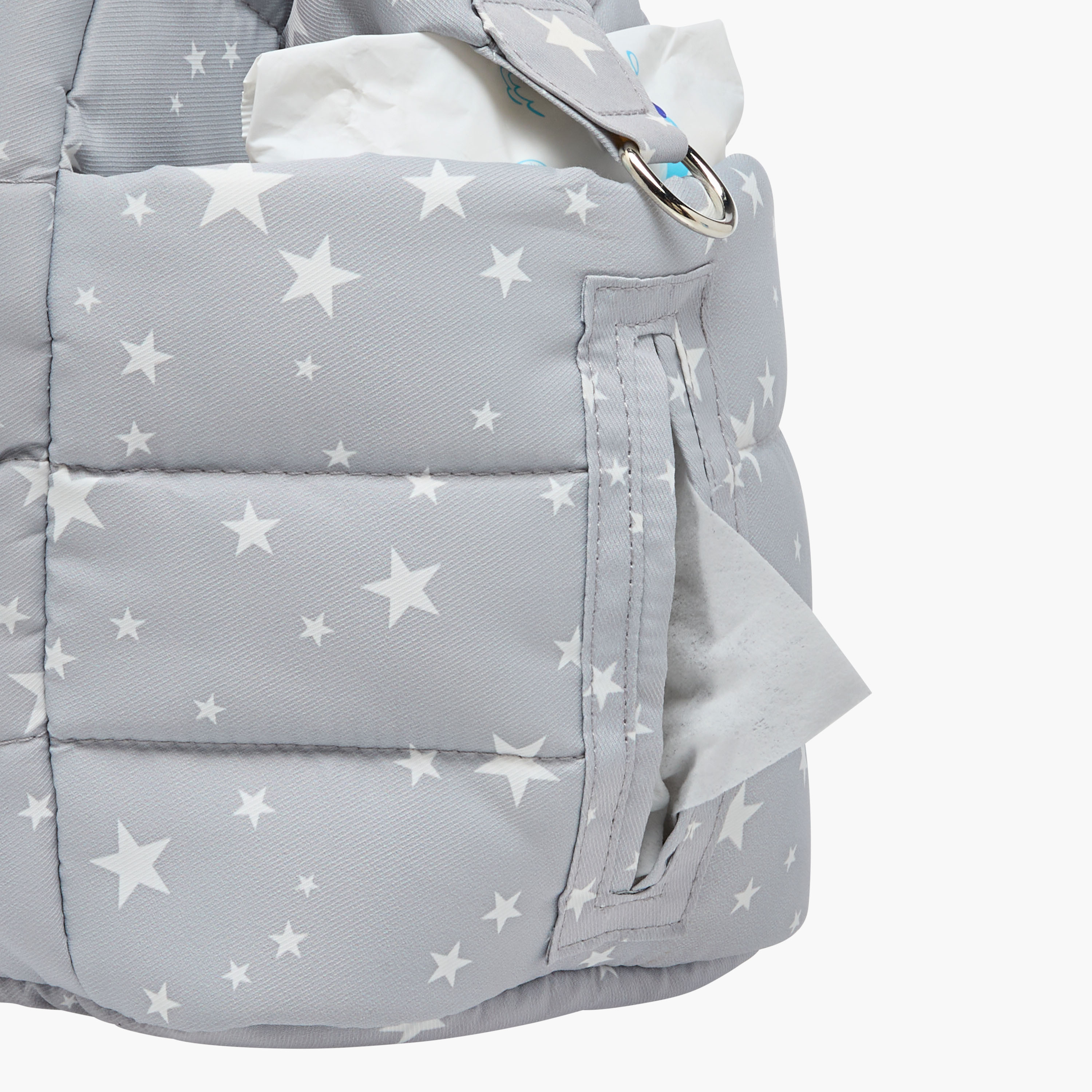 Giggles All-Over Star Print Padded Diaper Bag with Changing Mat-baby-diapering-diaperbags-image-9