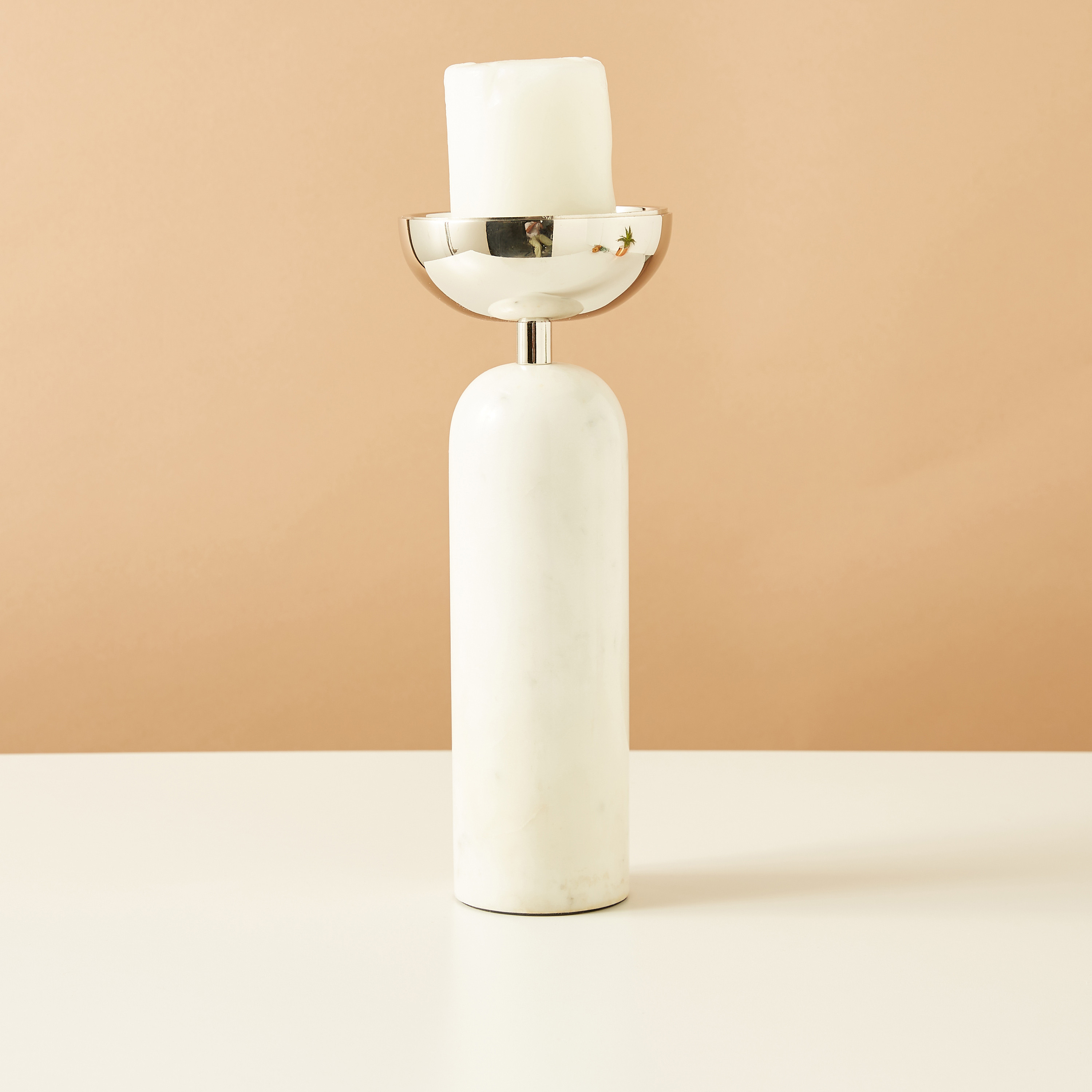 Giacomo Solid Pillar Candleholder - 44 cms-household-decor-candleholdersandlanterns-image-1