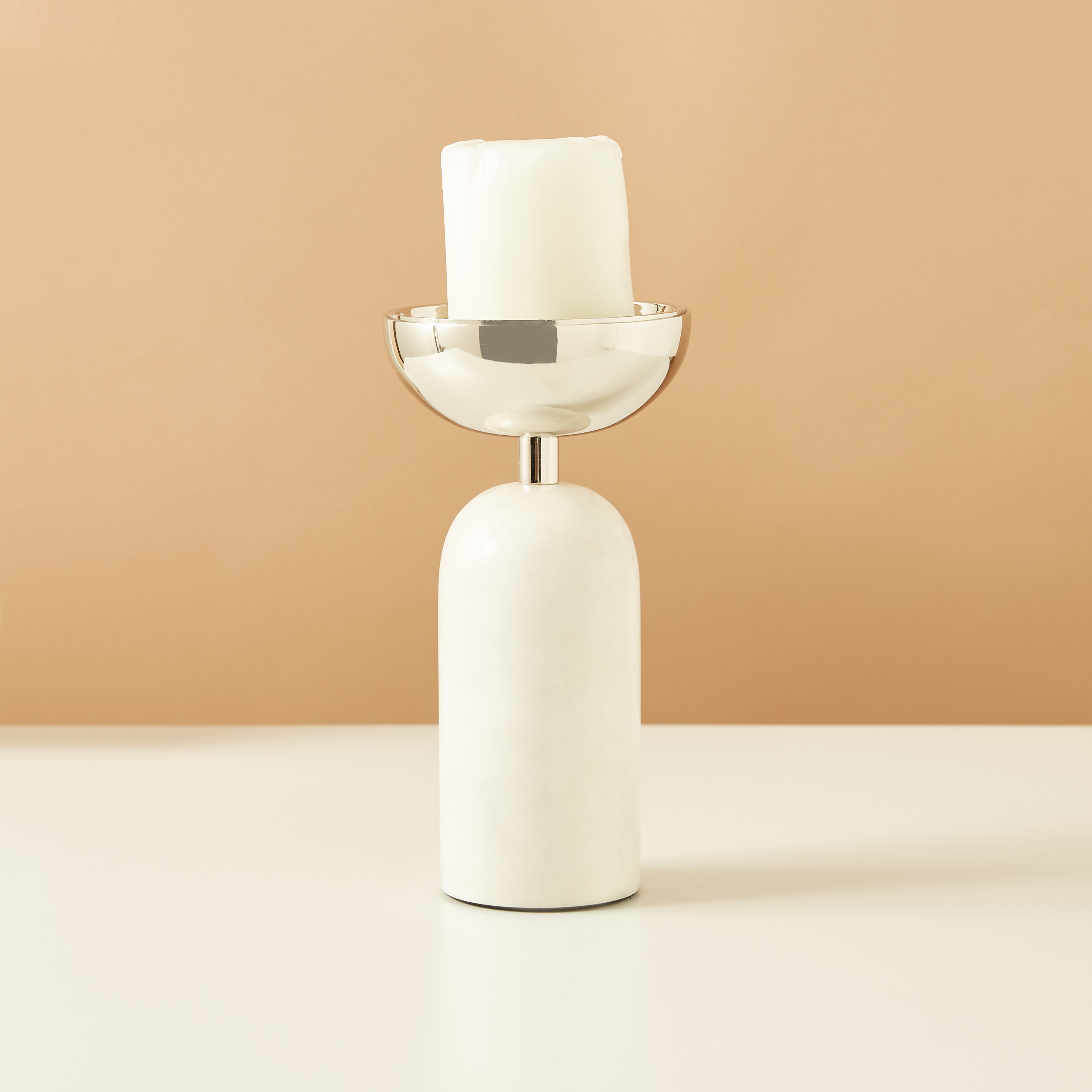 Gia Como Solid Pillar Candleholder - 36 cms-household-decor-candleholdersandlanterns-image-1