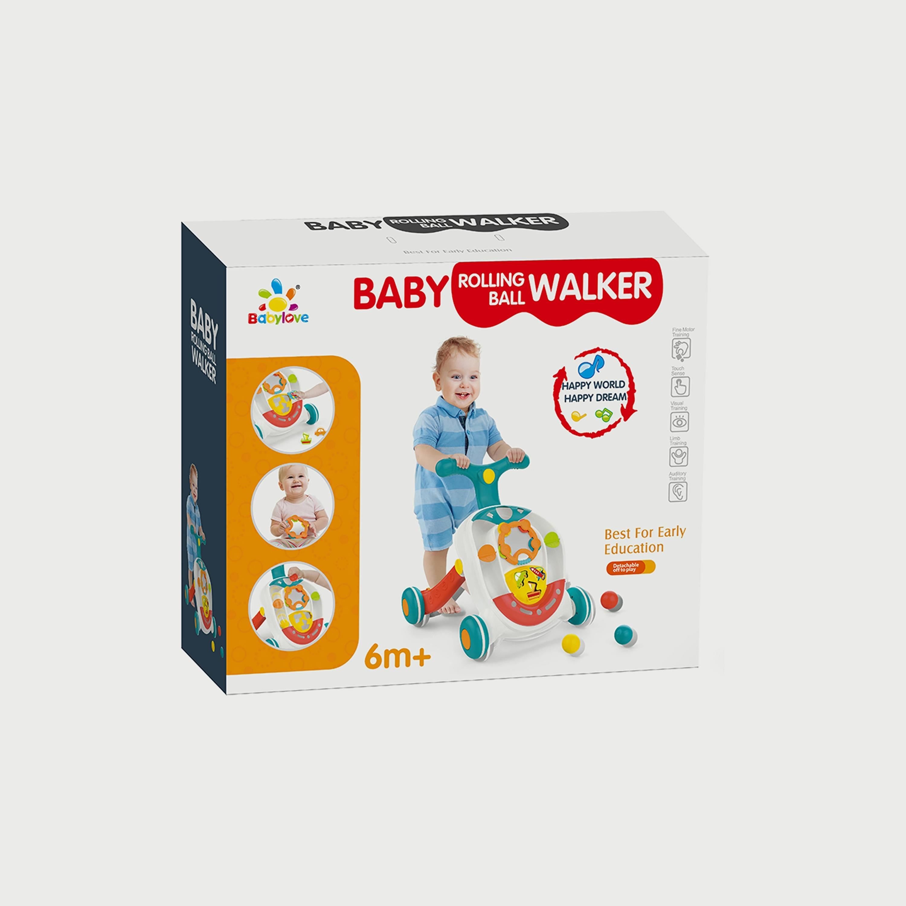 مشاية الكرة المتدحرجة مع موسيقي من بيبي لاف-baby-infantactivity-walkers-image-5